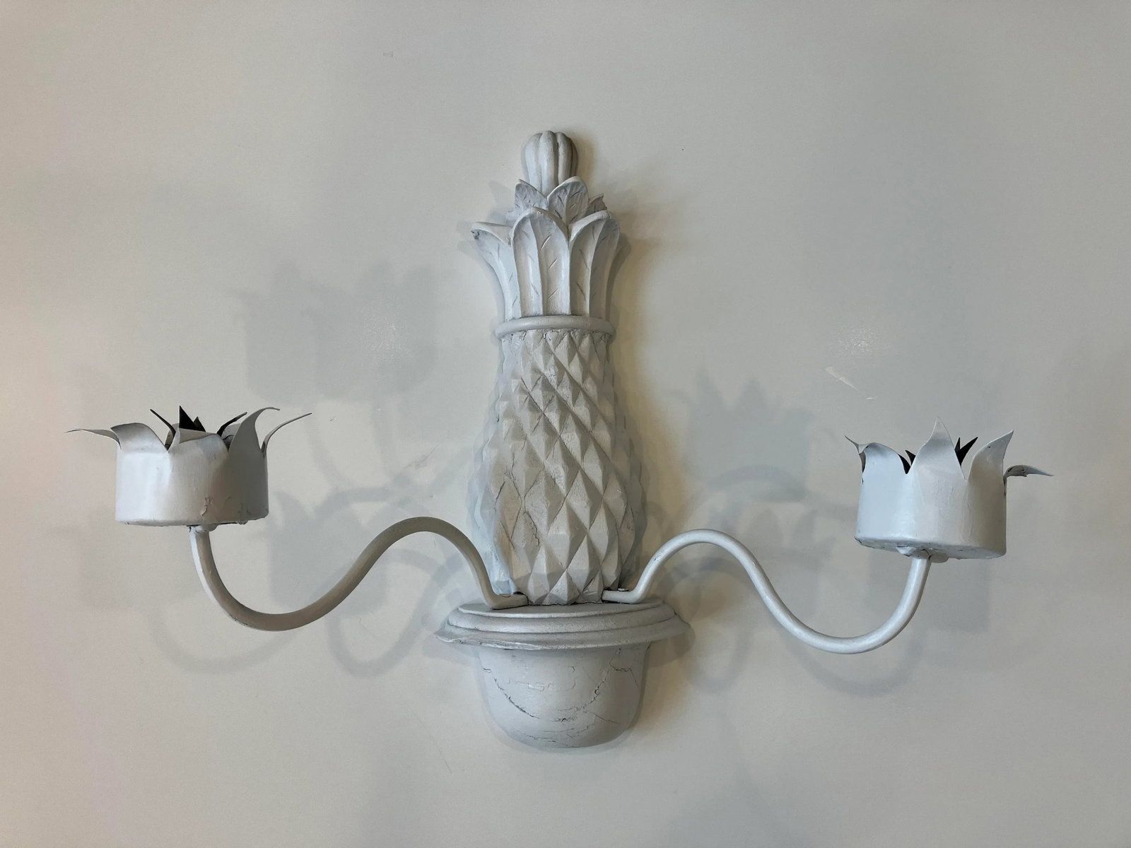 Pair of 1960s Pineapple Design Sconces - 10