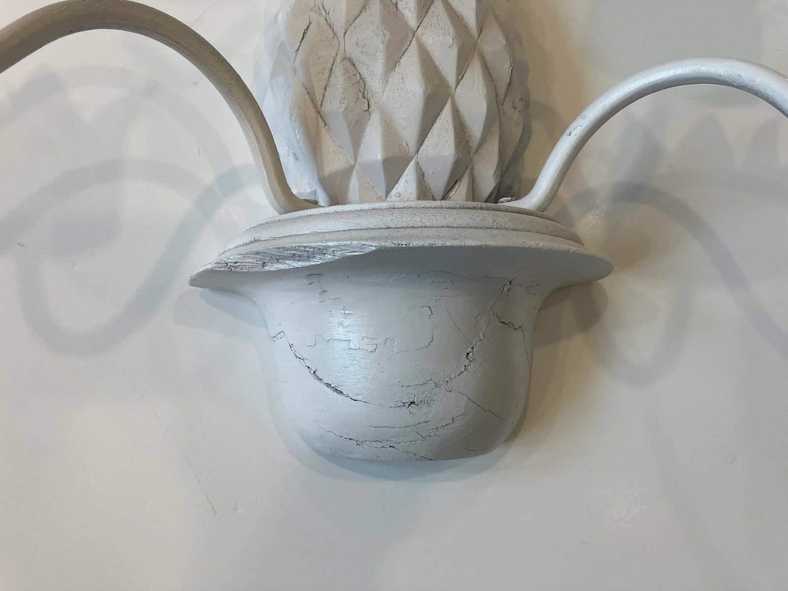Pair of 1960s Pineapple Design Sconces - 8