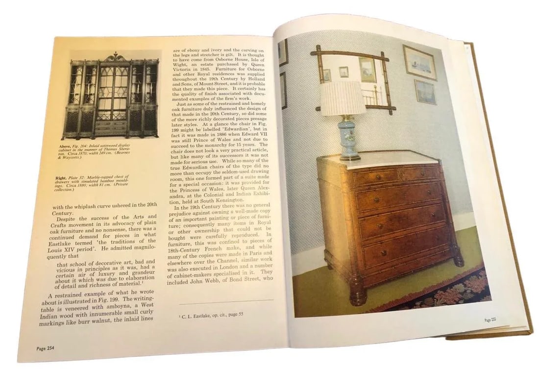 Vintage 1971 Hardcover English Furniture 1760-1900 Illustrated Guide by Geoffrey Wills - 12