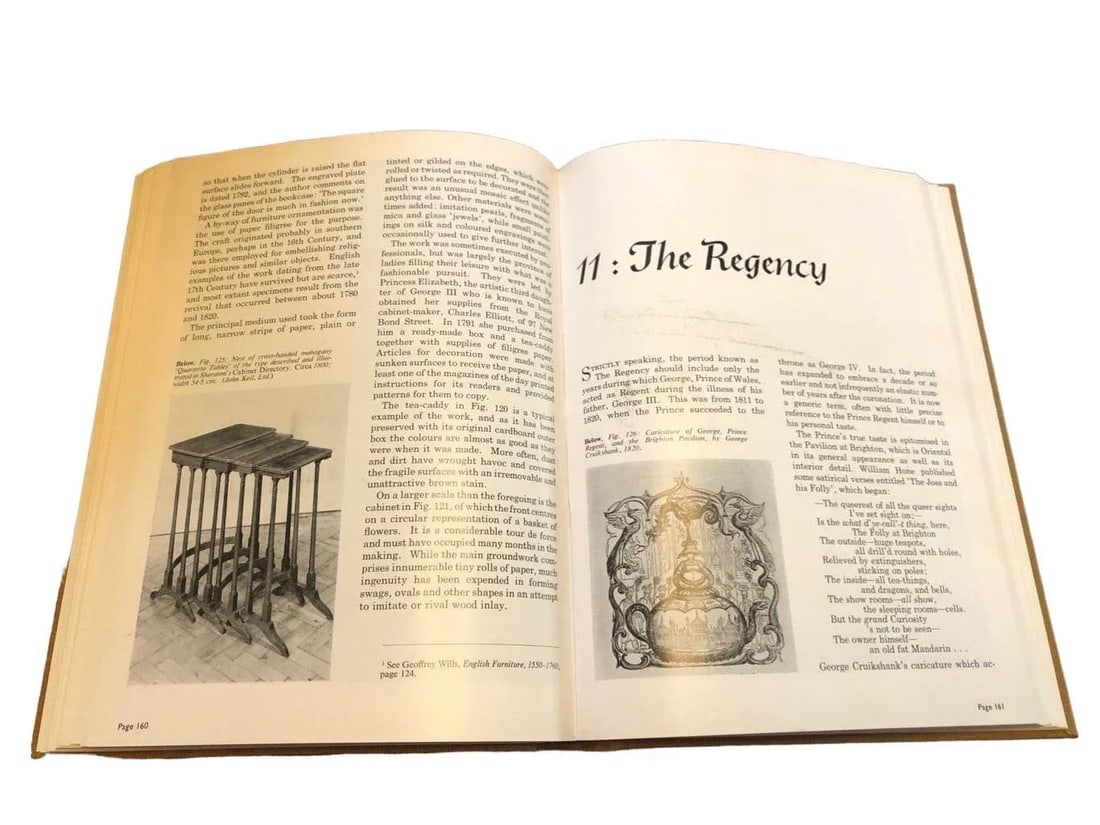 Vintage 1971 Hardcover English Furniture 1760-1900 Illustrated Guide by Geoffrey Wills - 4