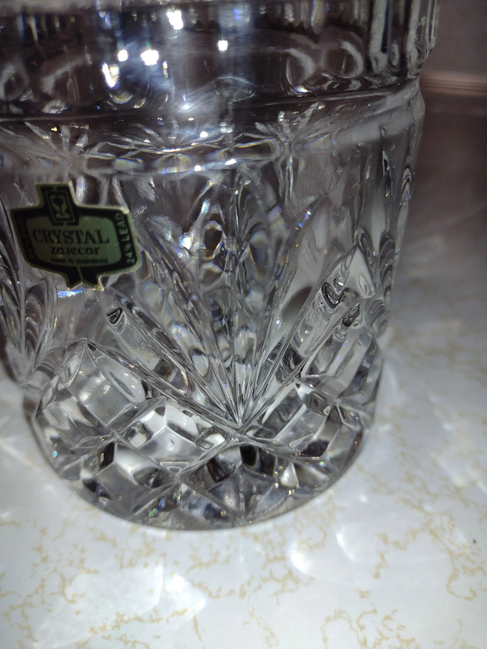 Mid 20th Century Zajecar Crystal Bowl - 5
