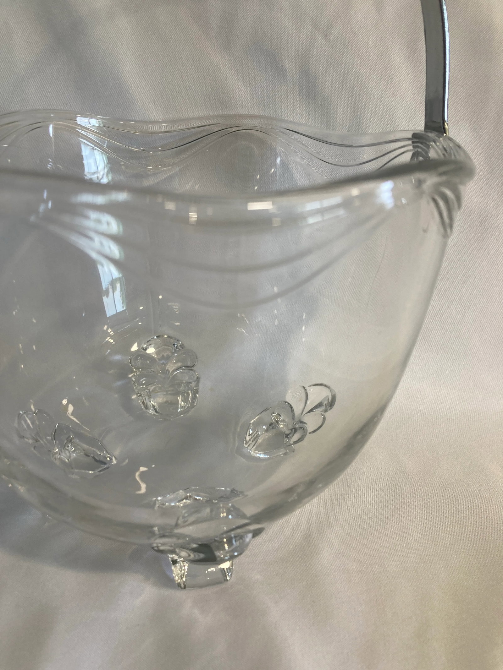 1930s Vintage Fostoria Coronet Ice Bucket - 2