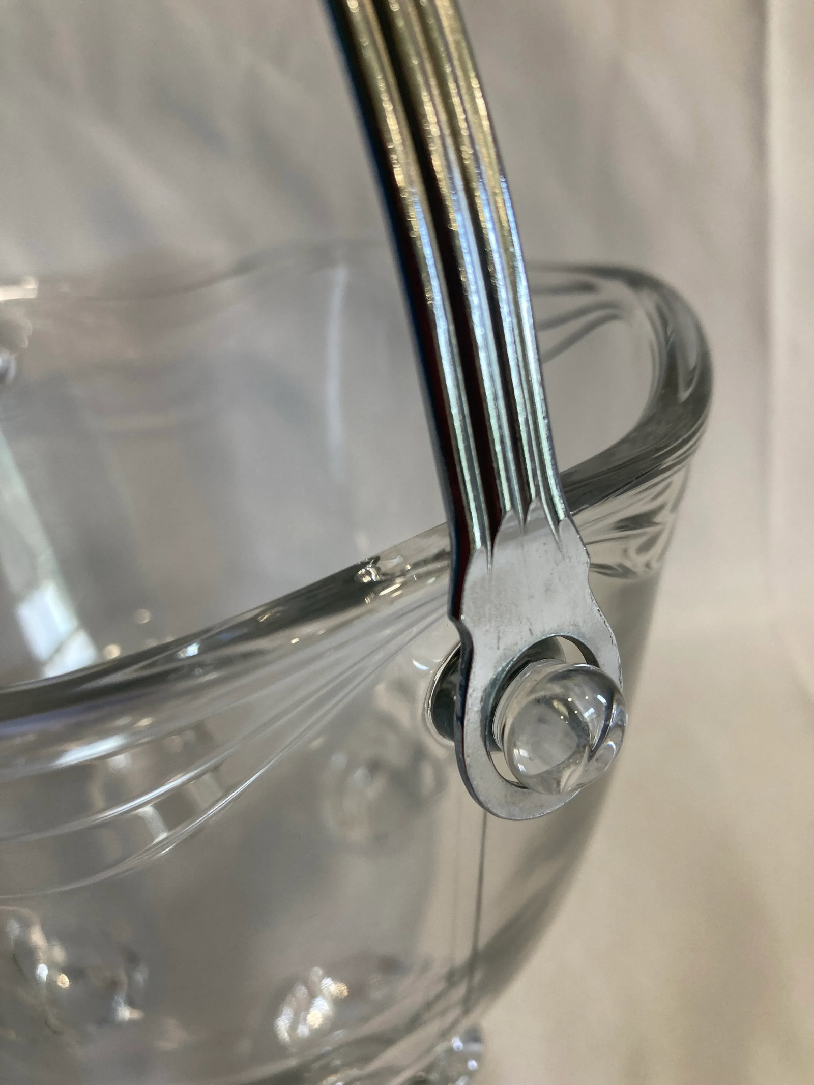 1930s Vintage Fostoria Coronet Ice Bucket - 5