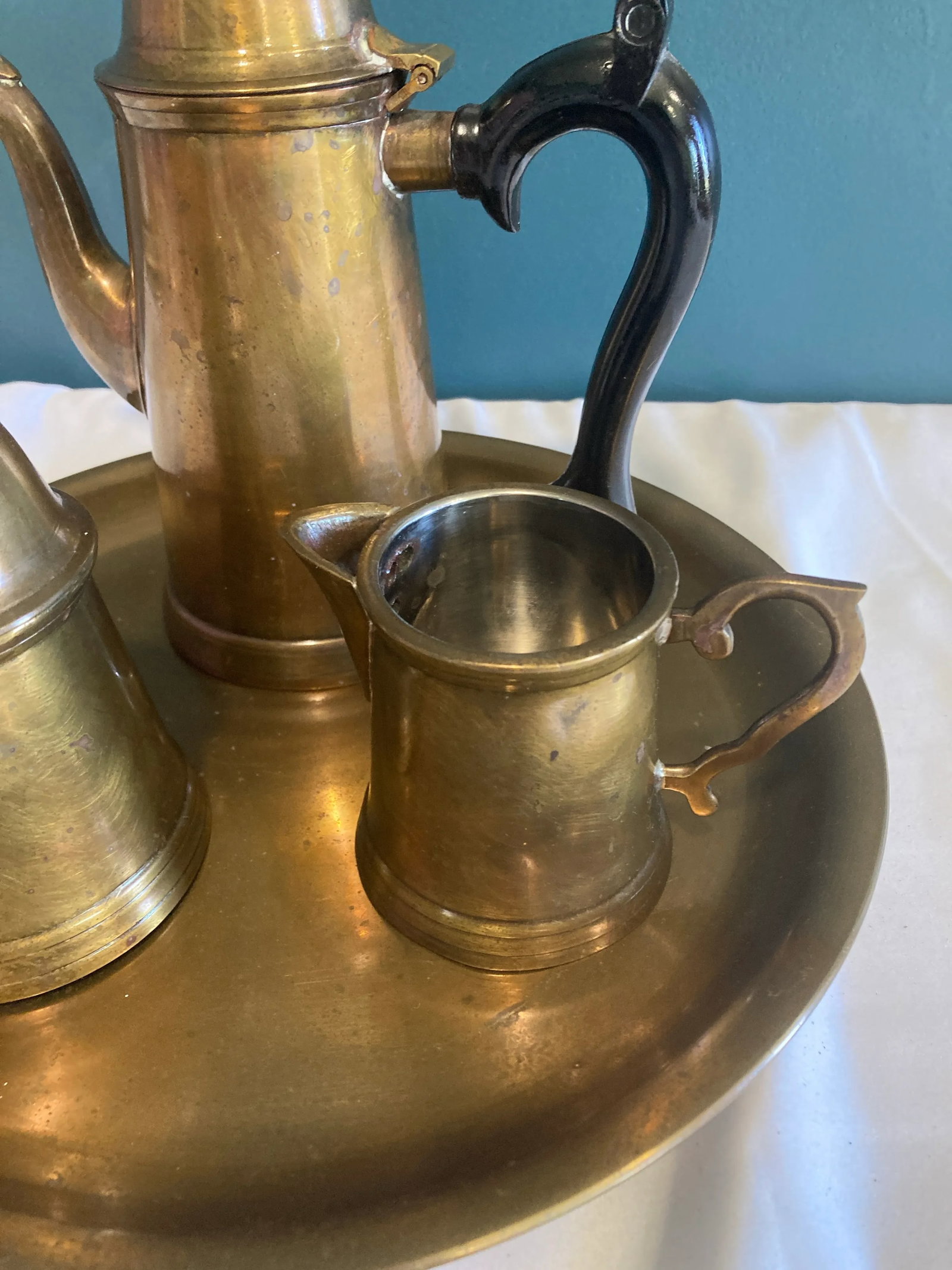 Mid-Century Gatco Brass Coffee Service Set- 4 Pieces - 3