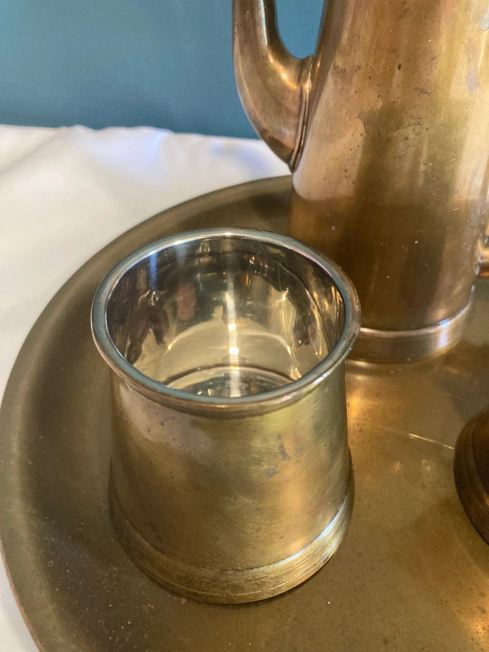 Mid-Century Gatco Brass Coffee Service Set- 4 Pieces - 4