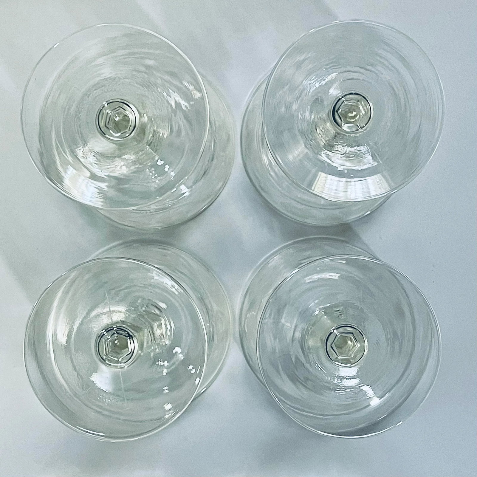 Mid 20th Century Libbey Rock Sharpe Champagne Coupes- Set of 4 - 8