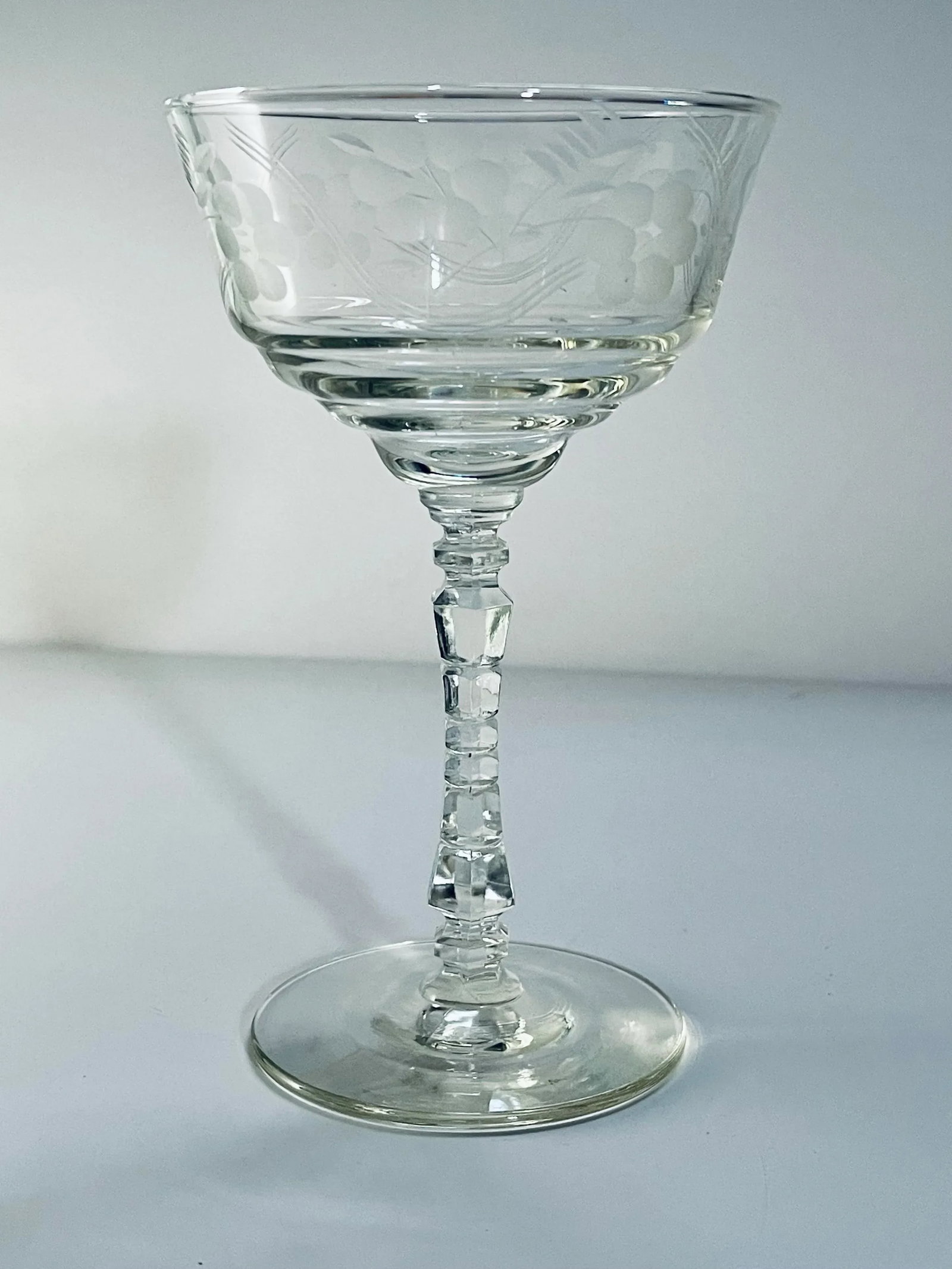 Mid 20th Century Libbey Rock Sharpe Champagne Coupes- Set of 4 - 9