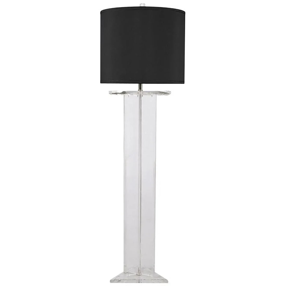 Triangular Trefoil Lucite Floor Lamp - 6