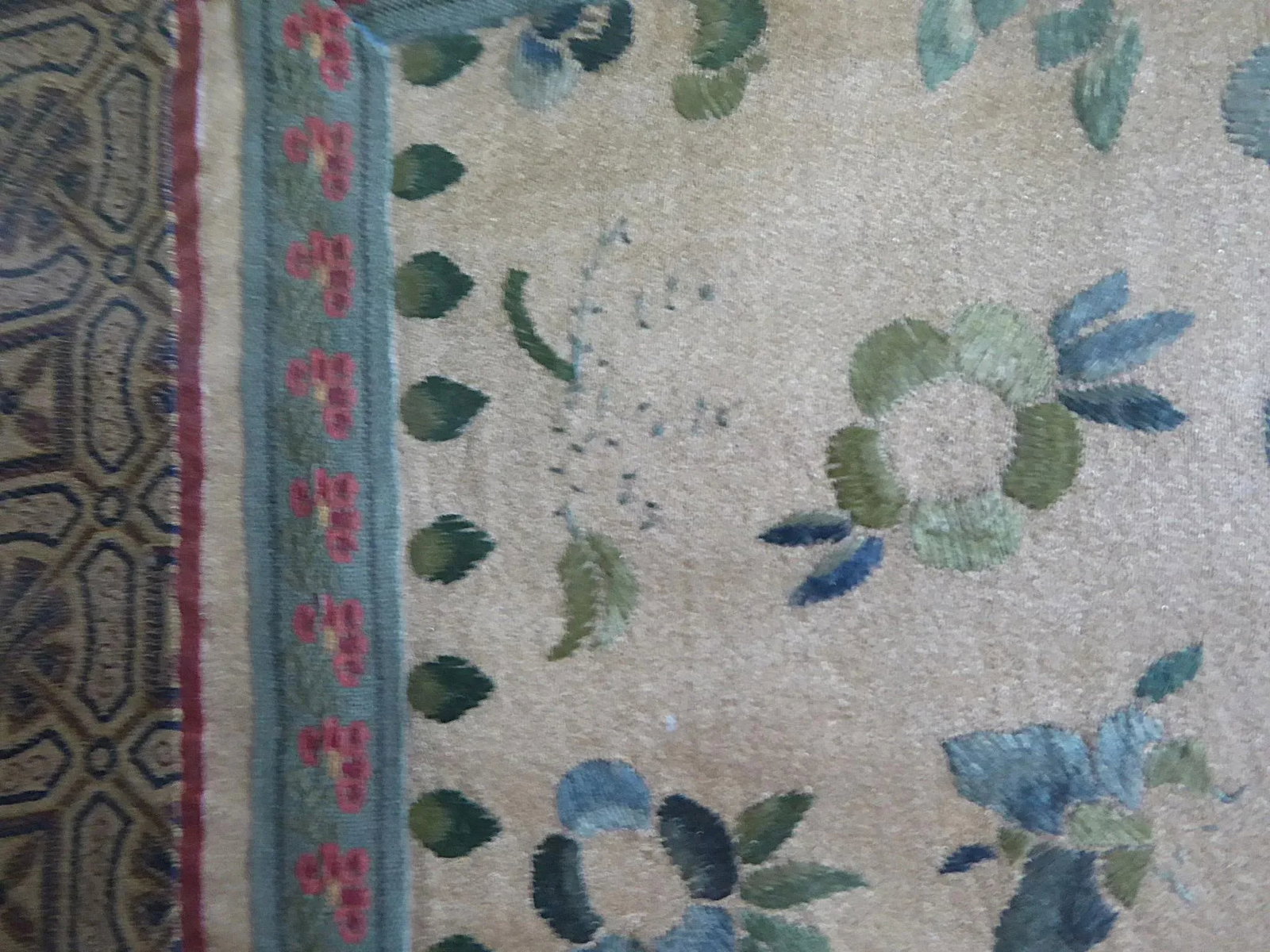 Set of 3 Asian Antique Embroidery Textile Art Framed Early 20th Century China - 8