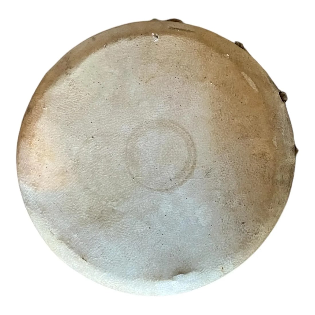 Vintage Handcrafted Ceramic and Leather Drum - 4