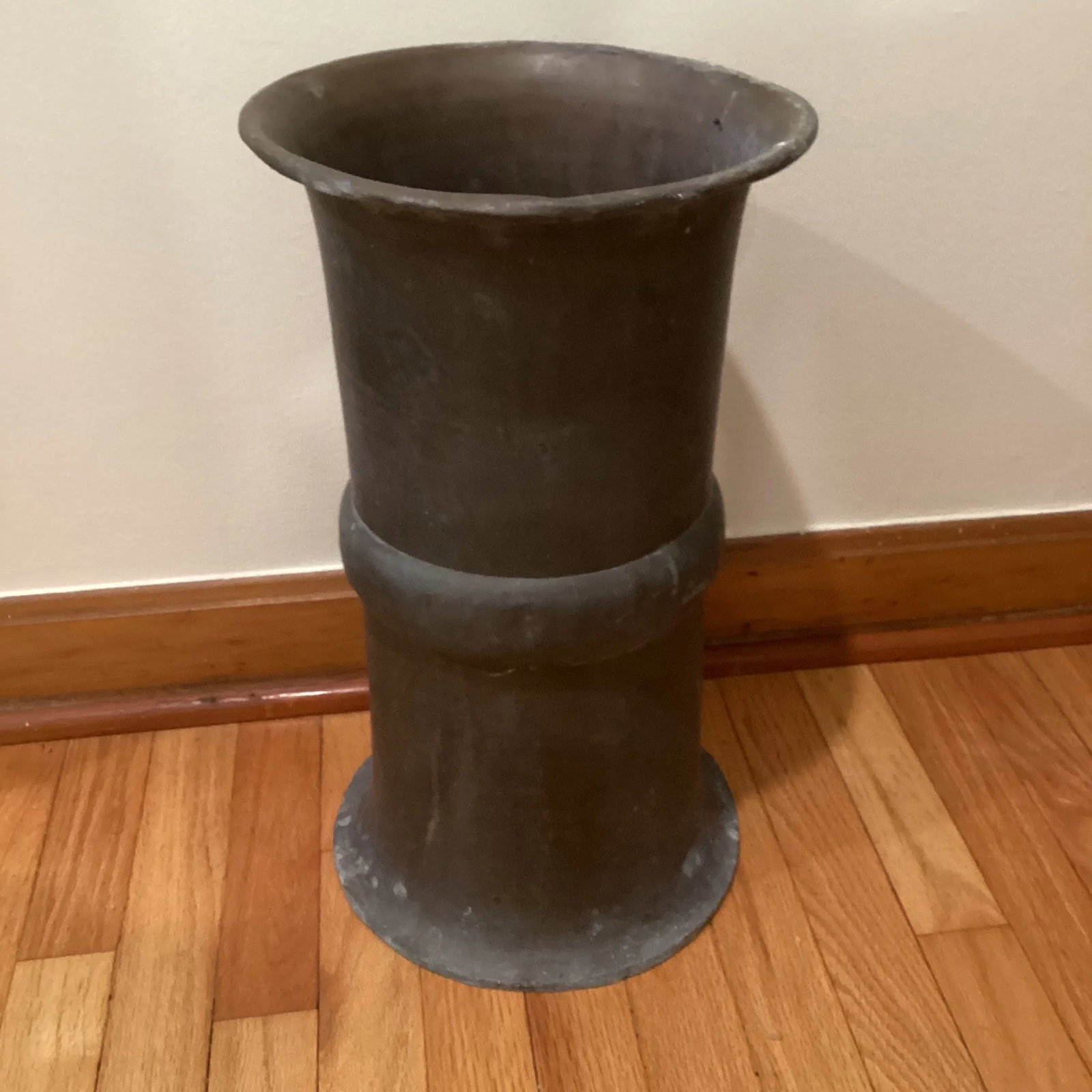 Antique Copper Umbrella Cane Stand Holder by S.W.Farber New York Late 19th Century - 2