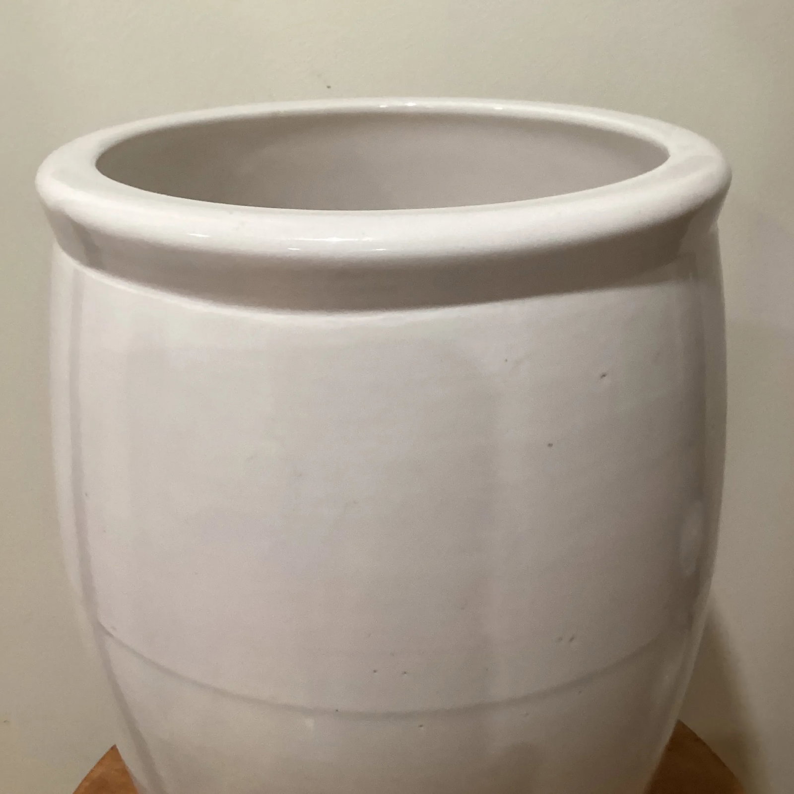 Contemporary Ceramic Glossy and Glazed Jar Planter - 2