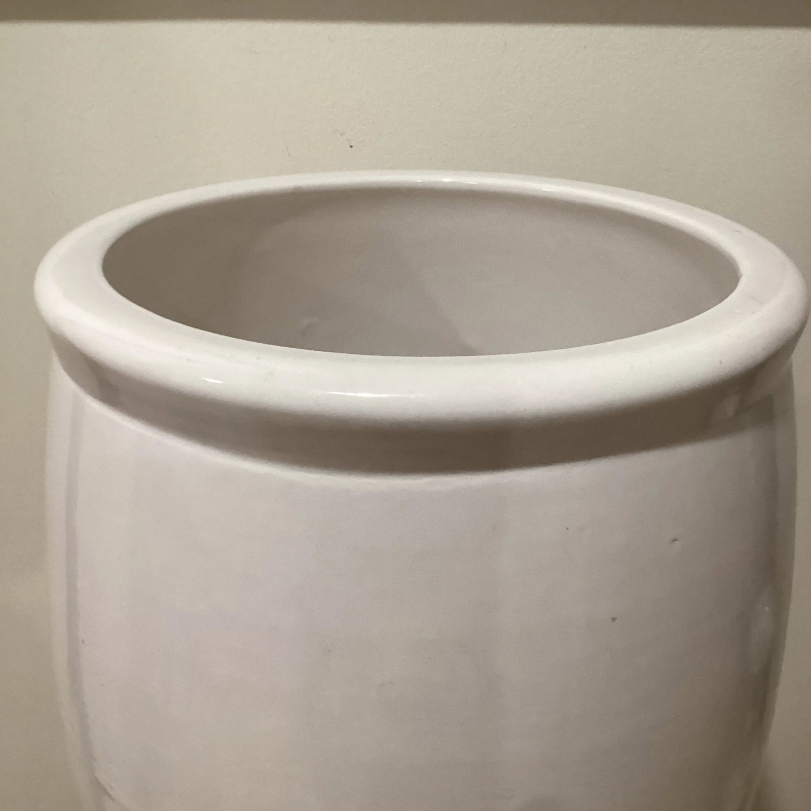 Contemporary Ceramic Glossy and Glazed Jar Planter - 3