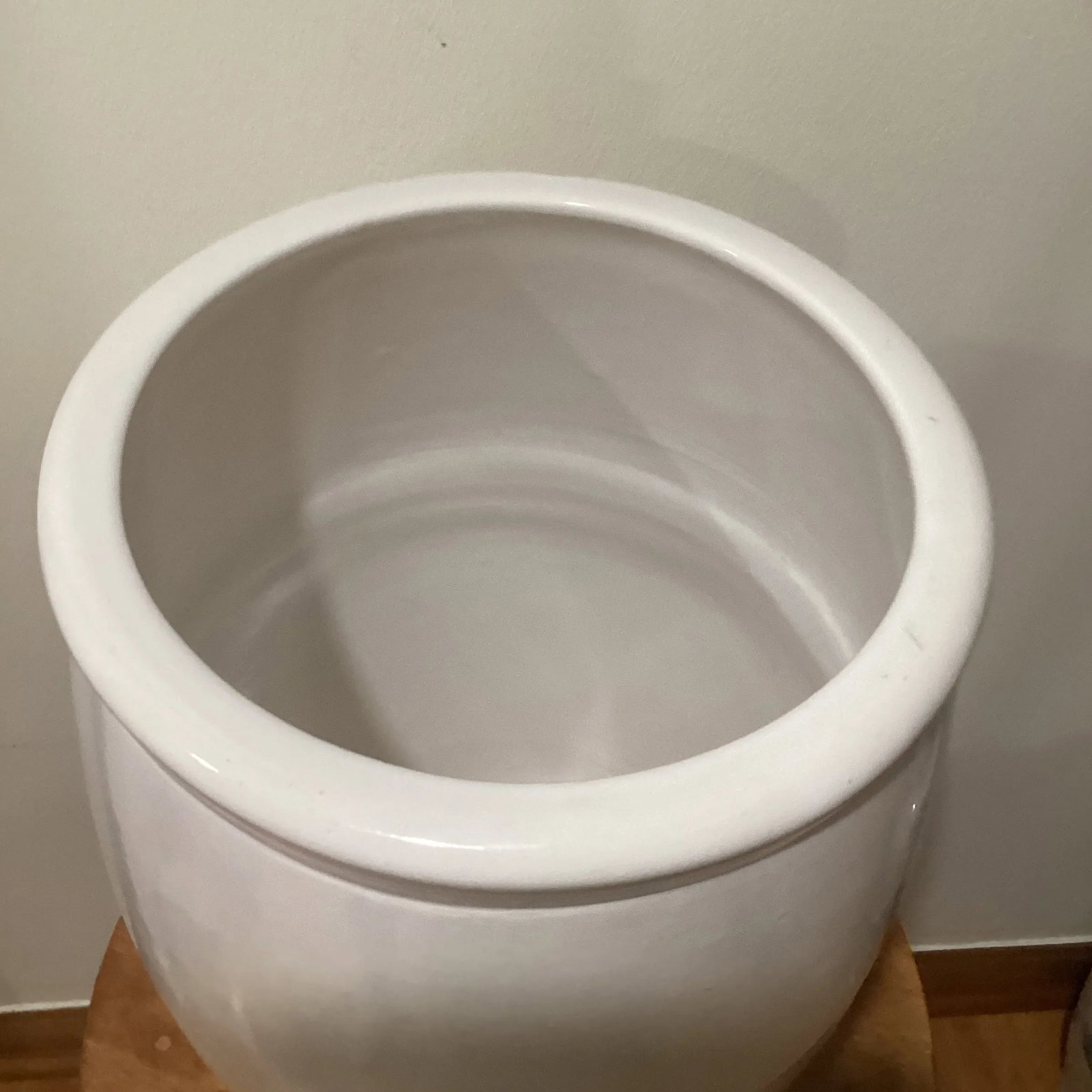 Contemporary Ceramic Glossy and Glazed Jar Planter - 4