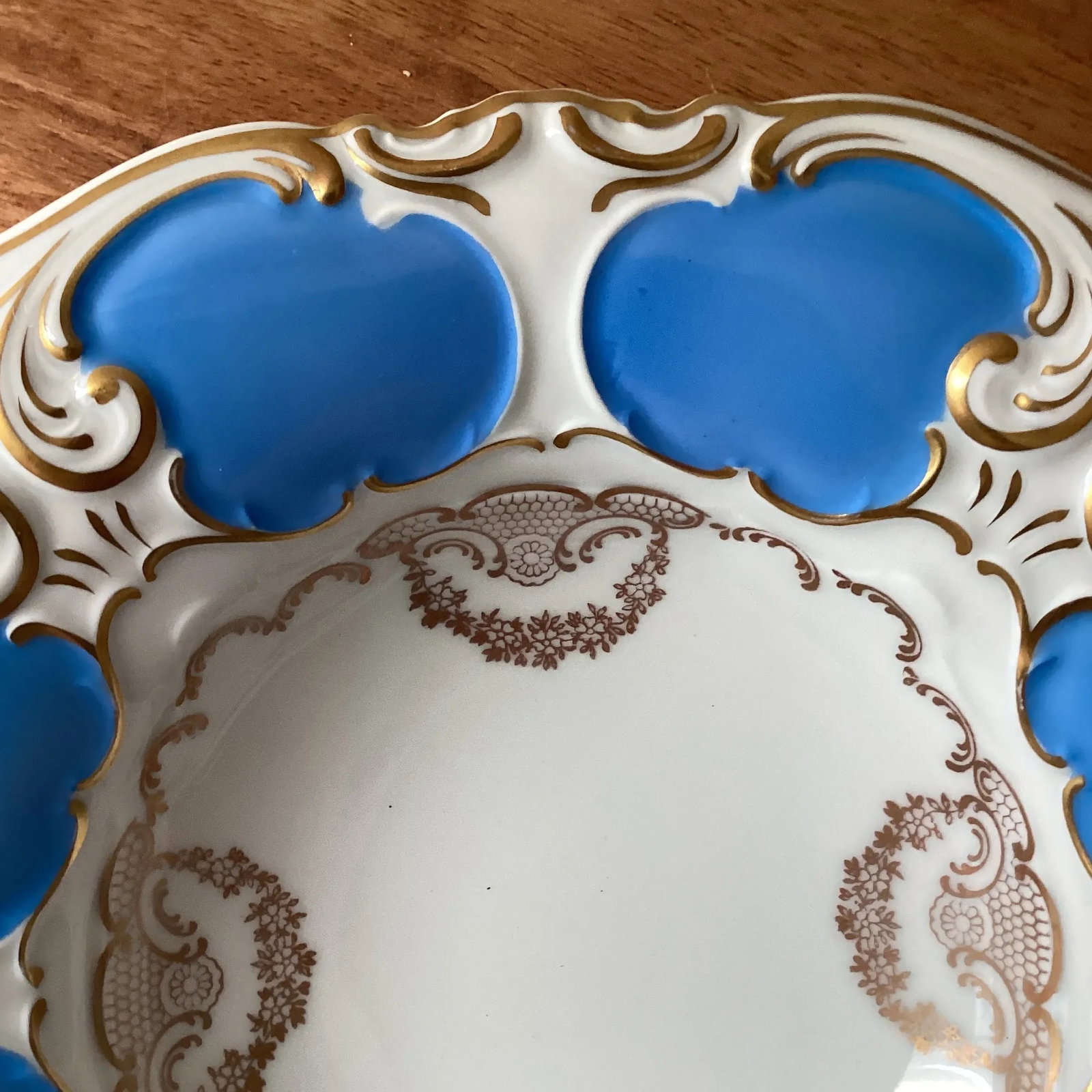 Early 20th Century Stunning Volkstedt German Porcelain Centerpiece/Bowl - 6