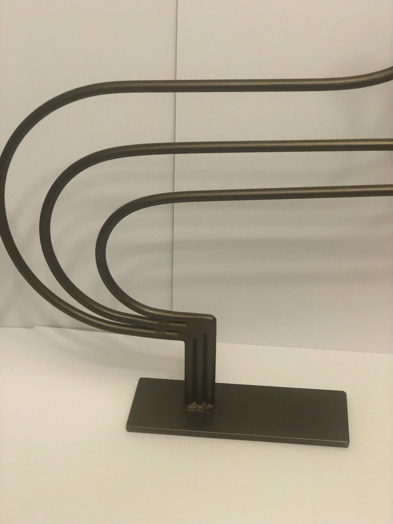 Mid 20th Century Art Nouveau Brass Candelabras - a Pair - 7