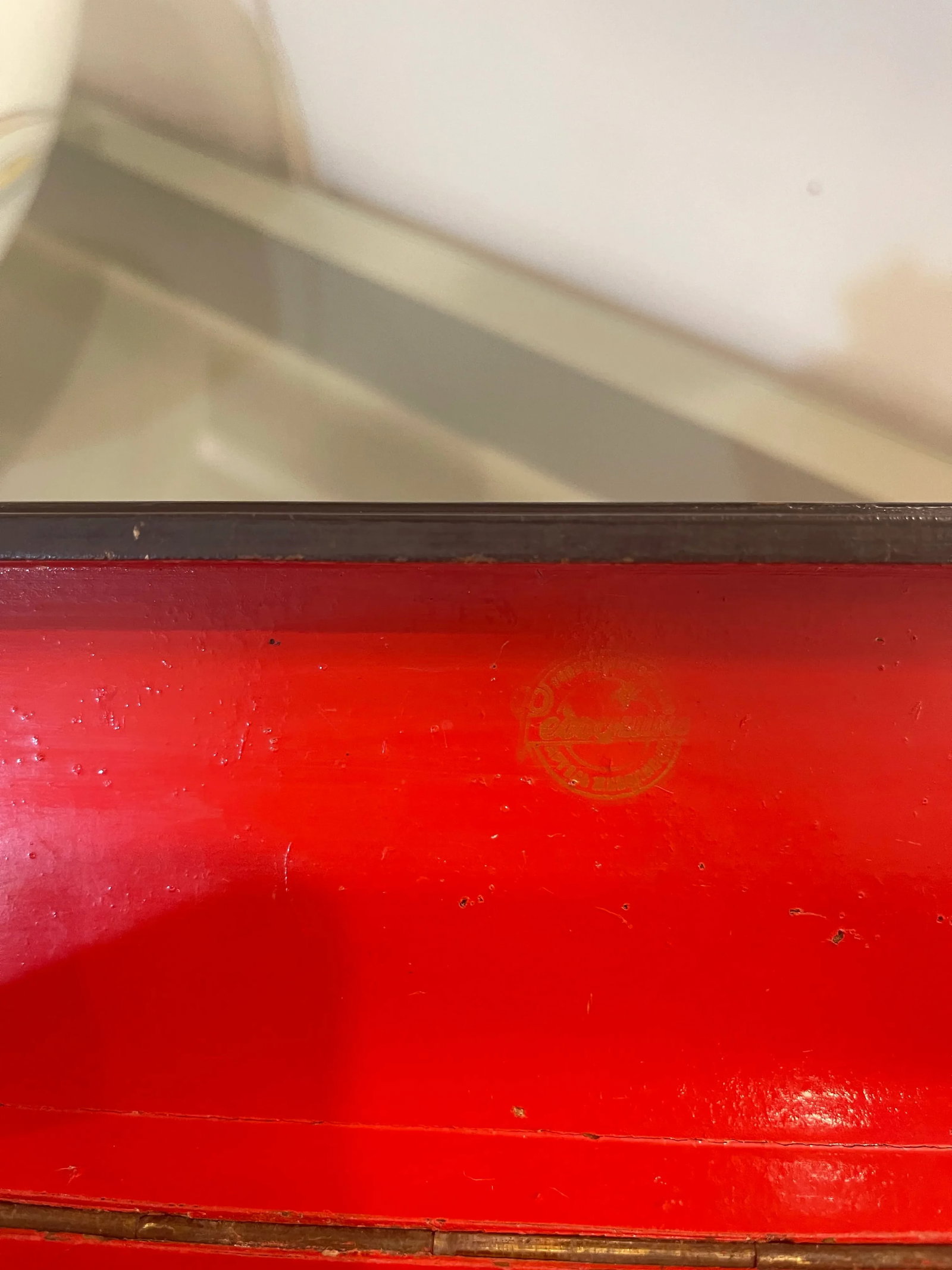 Long Vintage Fedoskino Lacquer Box - 5