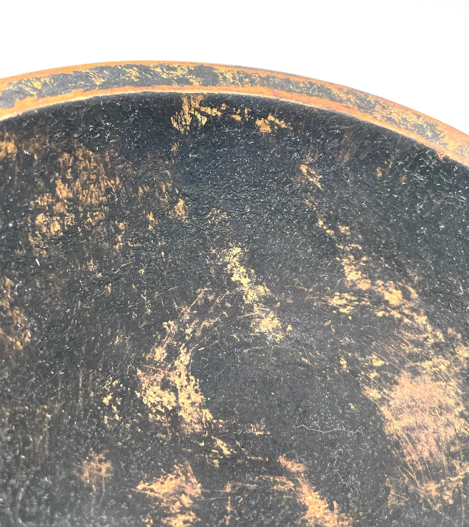 1930s Vintage African Handmade Wooden Bowl - 7