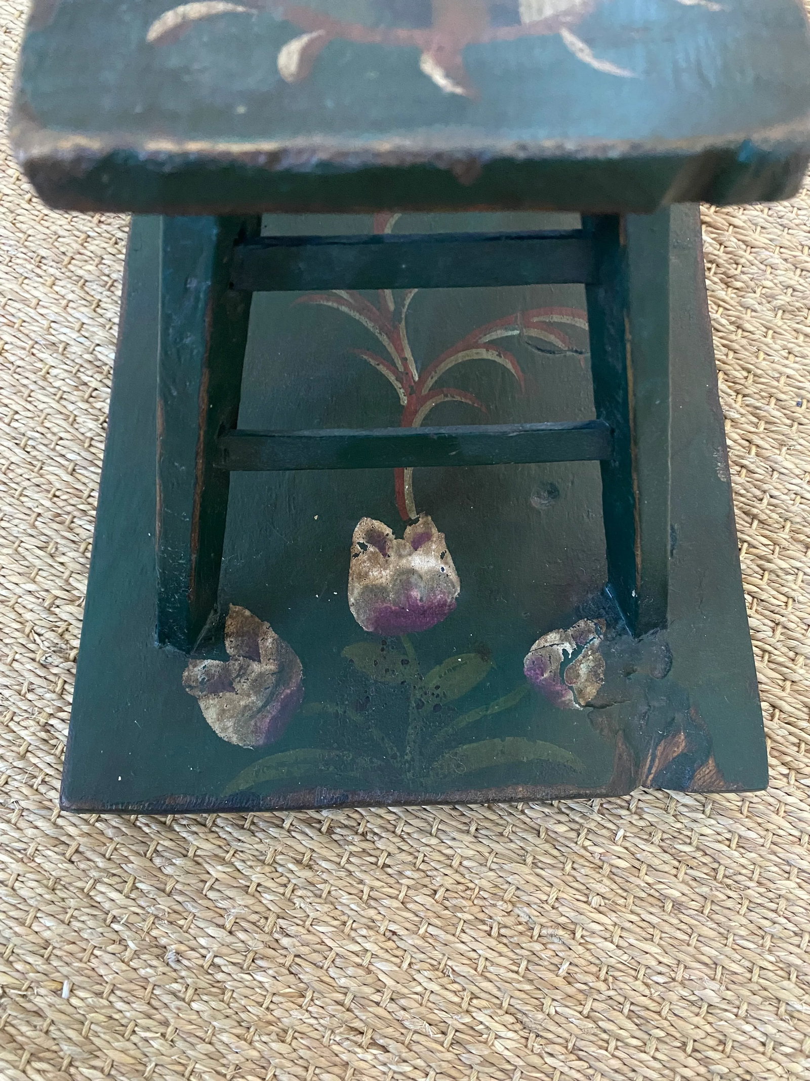 Vintage Hand Carved Sleigh - 4