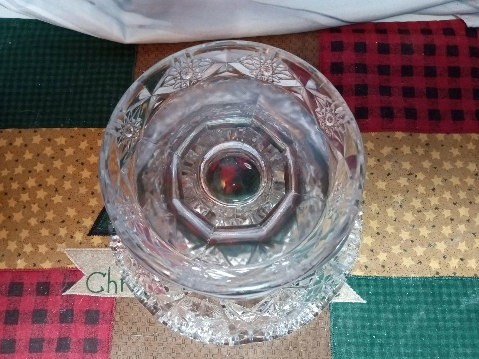 Antique Eapg McKee Punch Bowl Base - 6