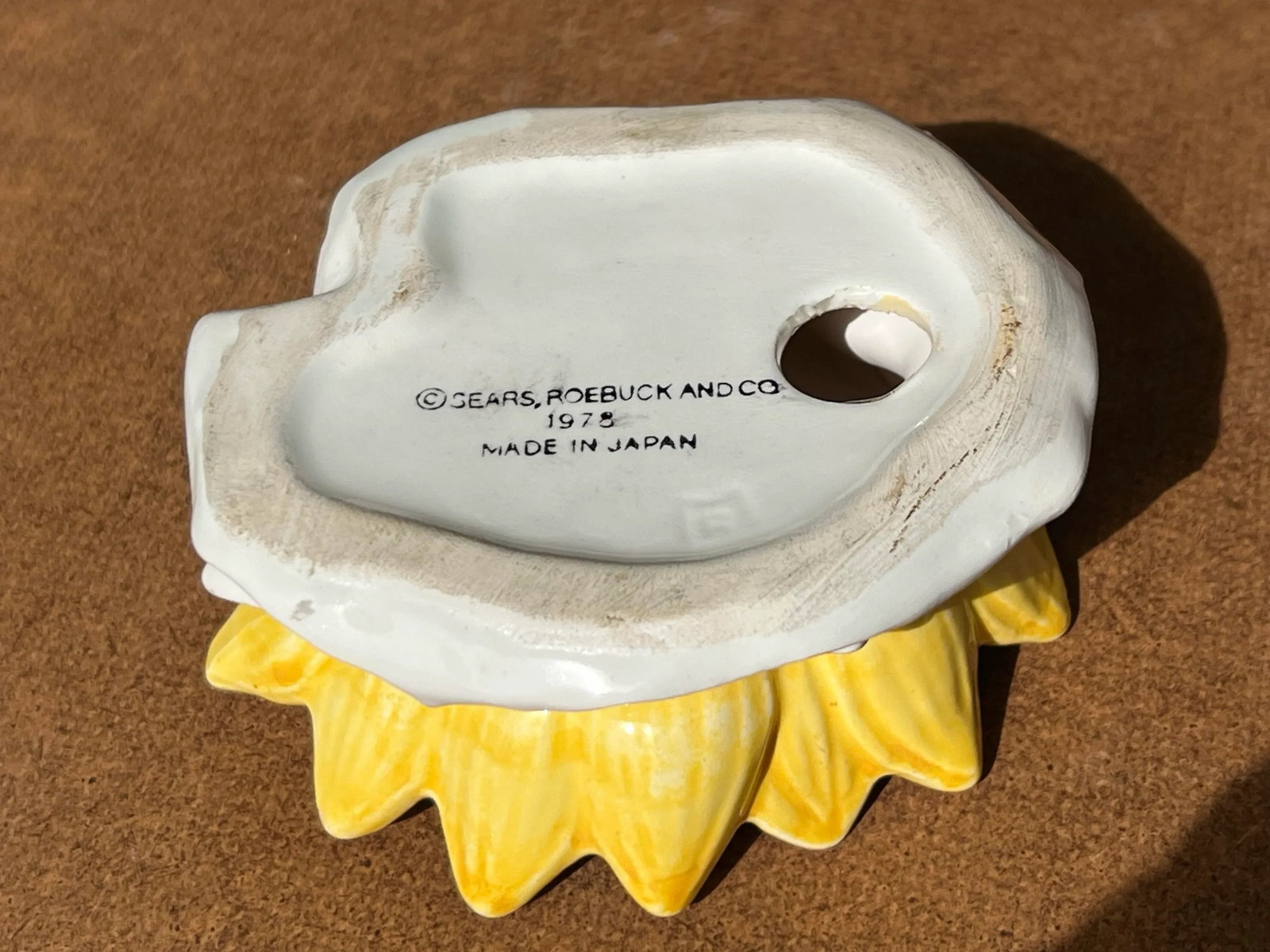 Mid Century Ceramic Sunflower Shaker - 6