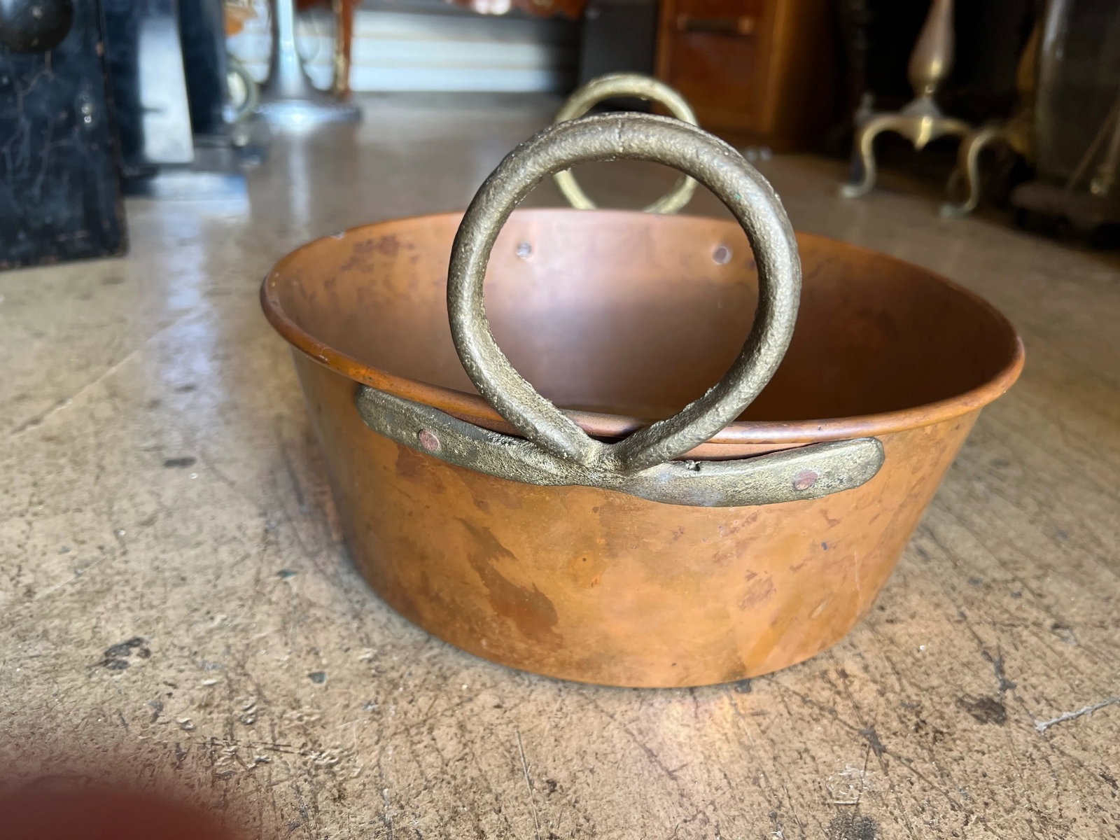 Vintage French Style Copper Pot - 2