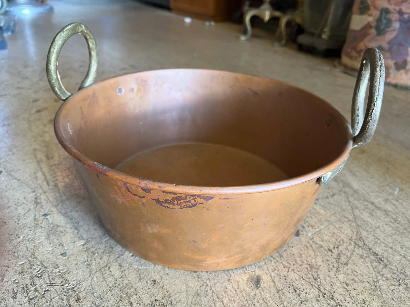 Vintage French Style Copper Pot - 3