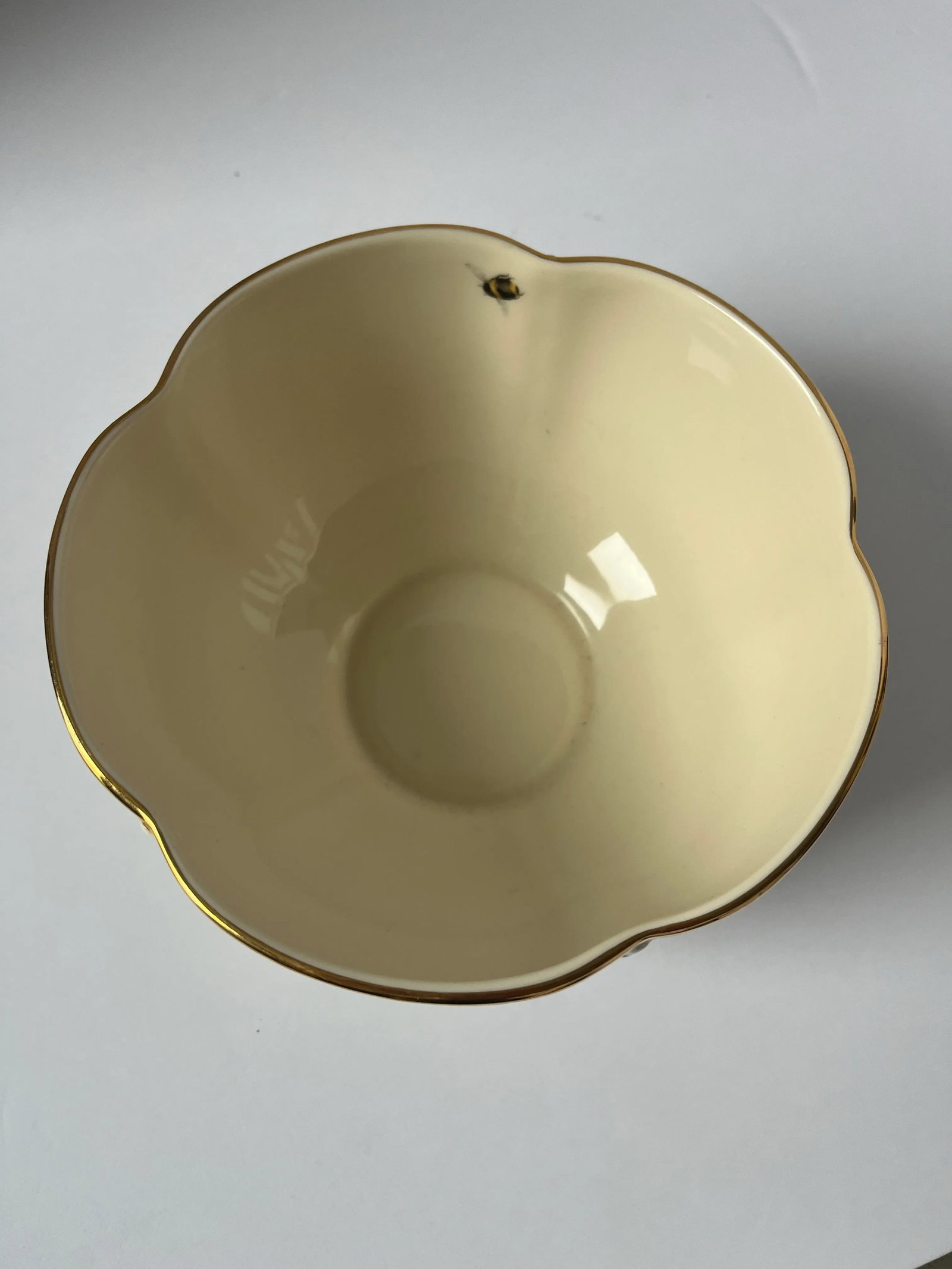 Lenox "Morningside Cottage" Botanical Porcelain Serving Bowl With 24kt Gold Rim - 5
