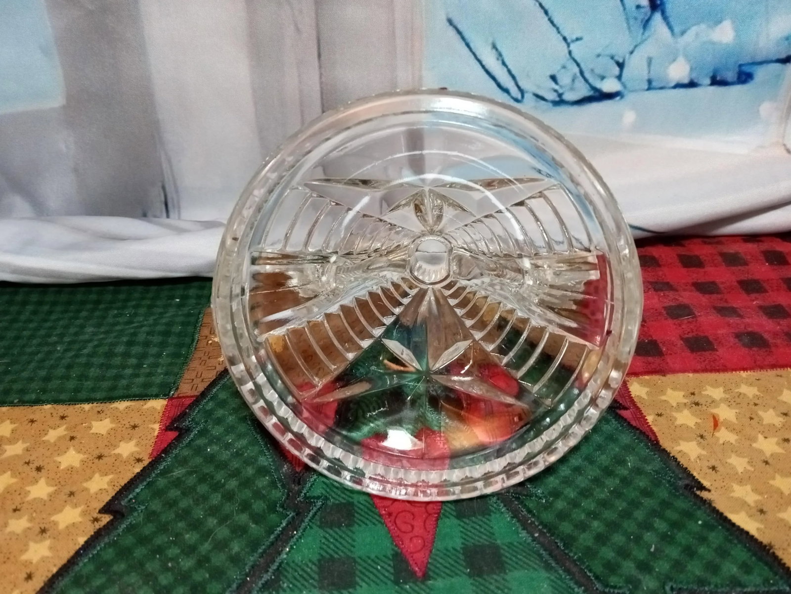 Vintage Federal Glass Wigwam Candleholder - 5
