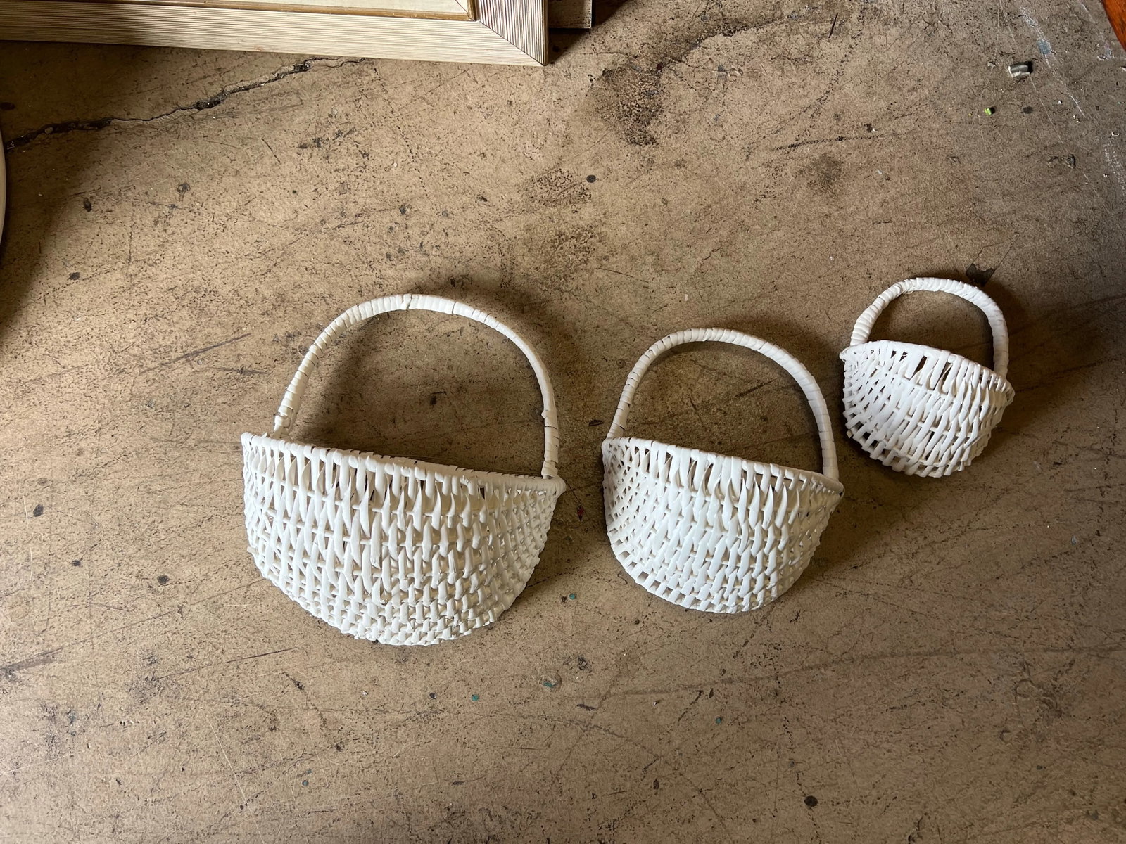 Vintage Nesting Pocket Baskets -Set of 4 - 4