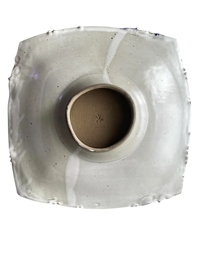 Anthony Stoneware Pedestal Platter - 2