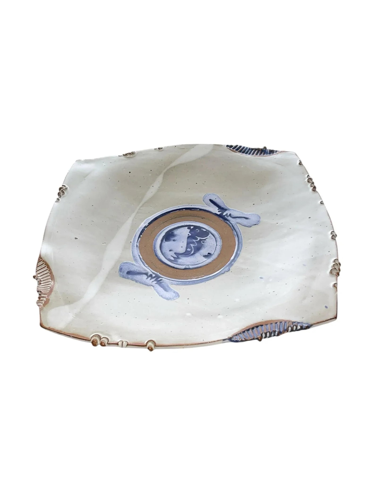 Anthony Stoneware Pedestal Platter - 4