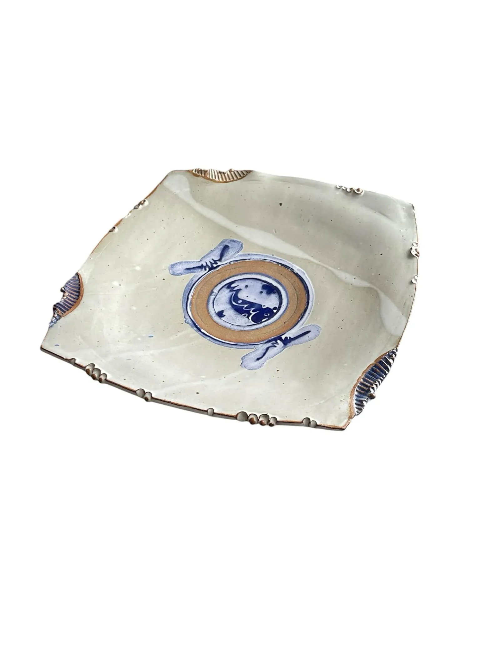 Anthony Stoneware Pedestal Platter - 5