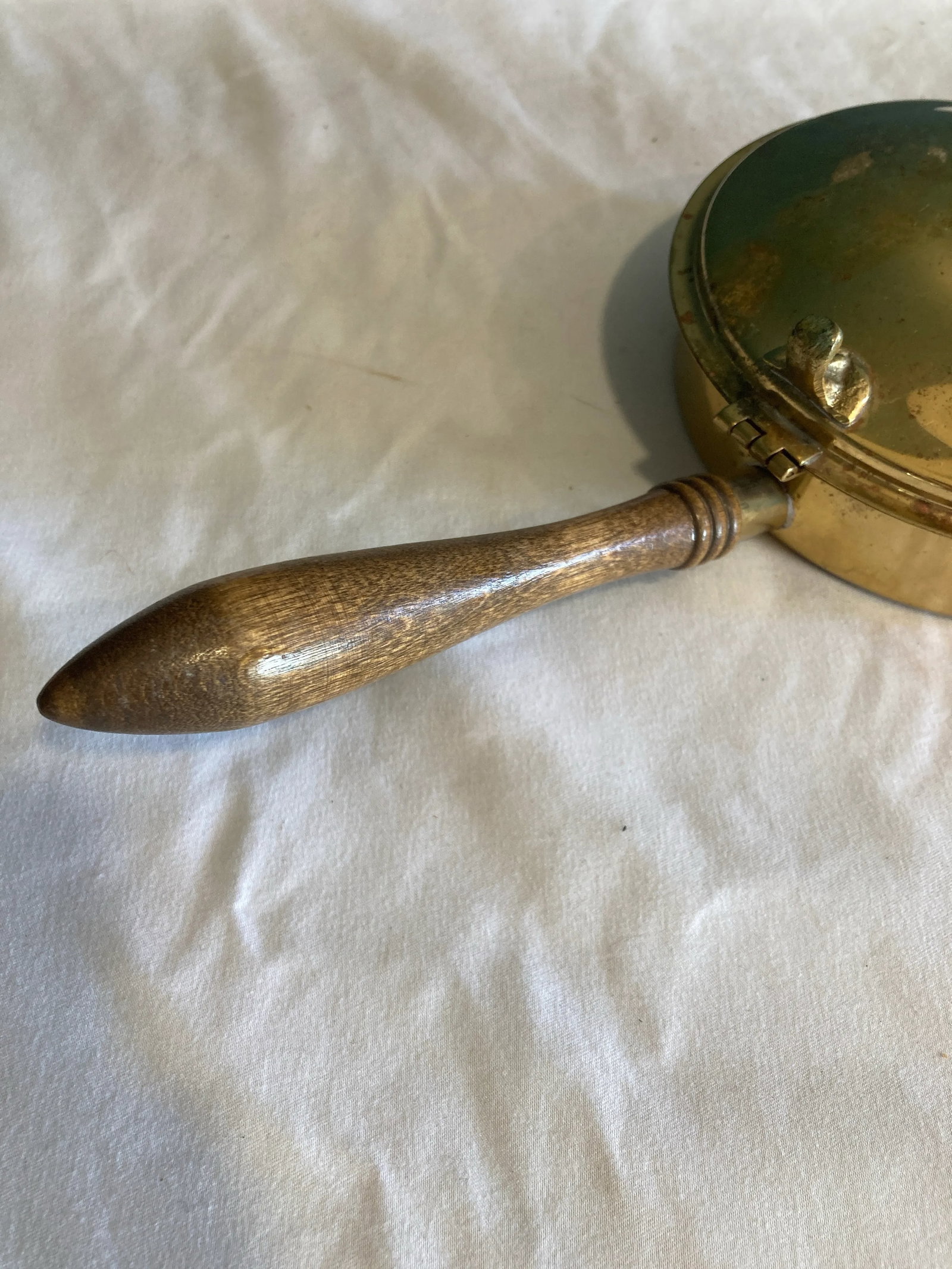 Mid 20th Century Brass and Wood Crumb Butler - 7