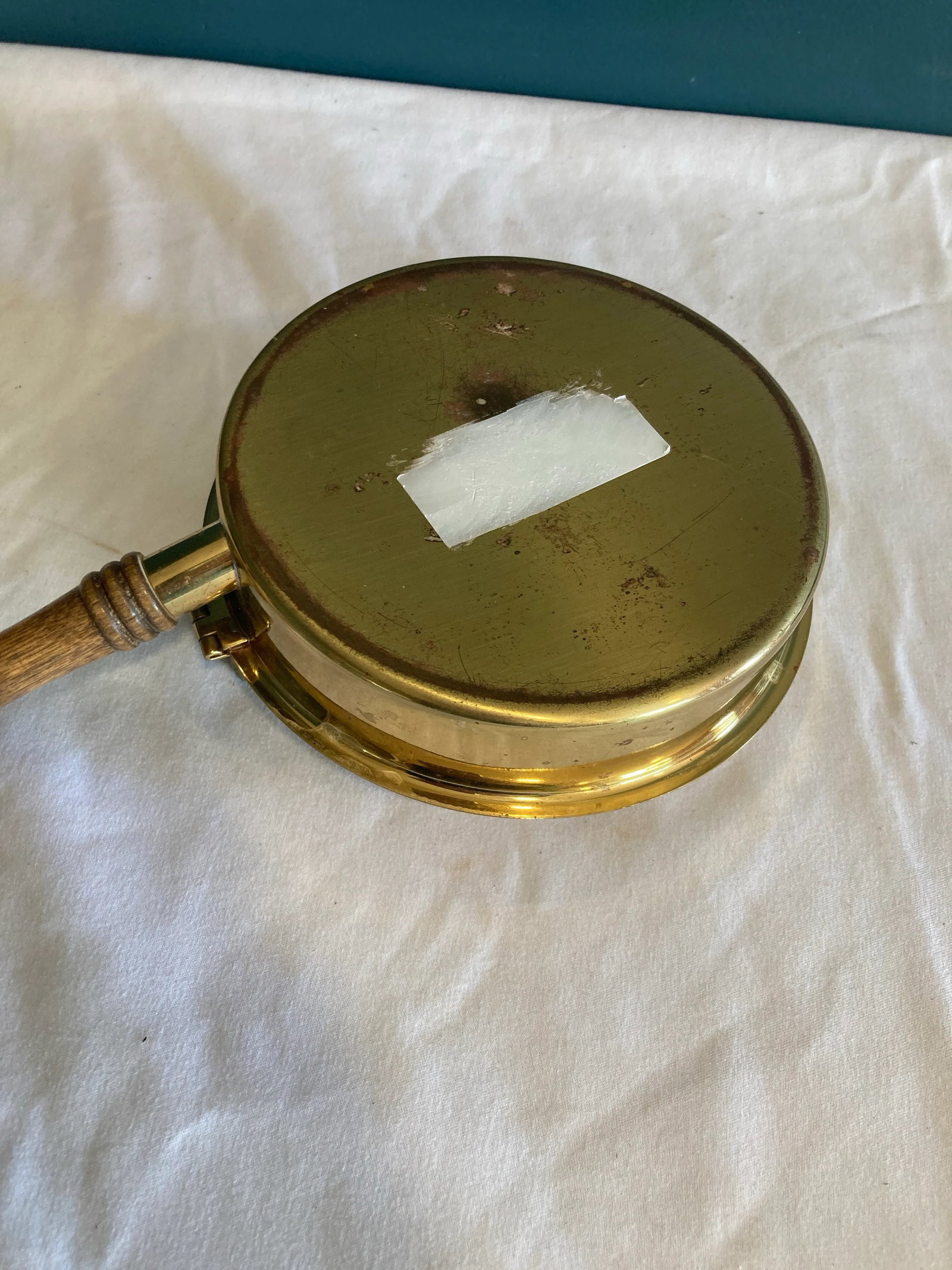 Mid 20th Century Brass and Wood Crumb Butler - 8