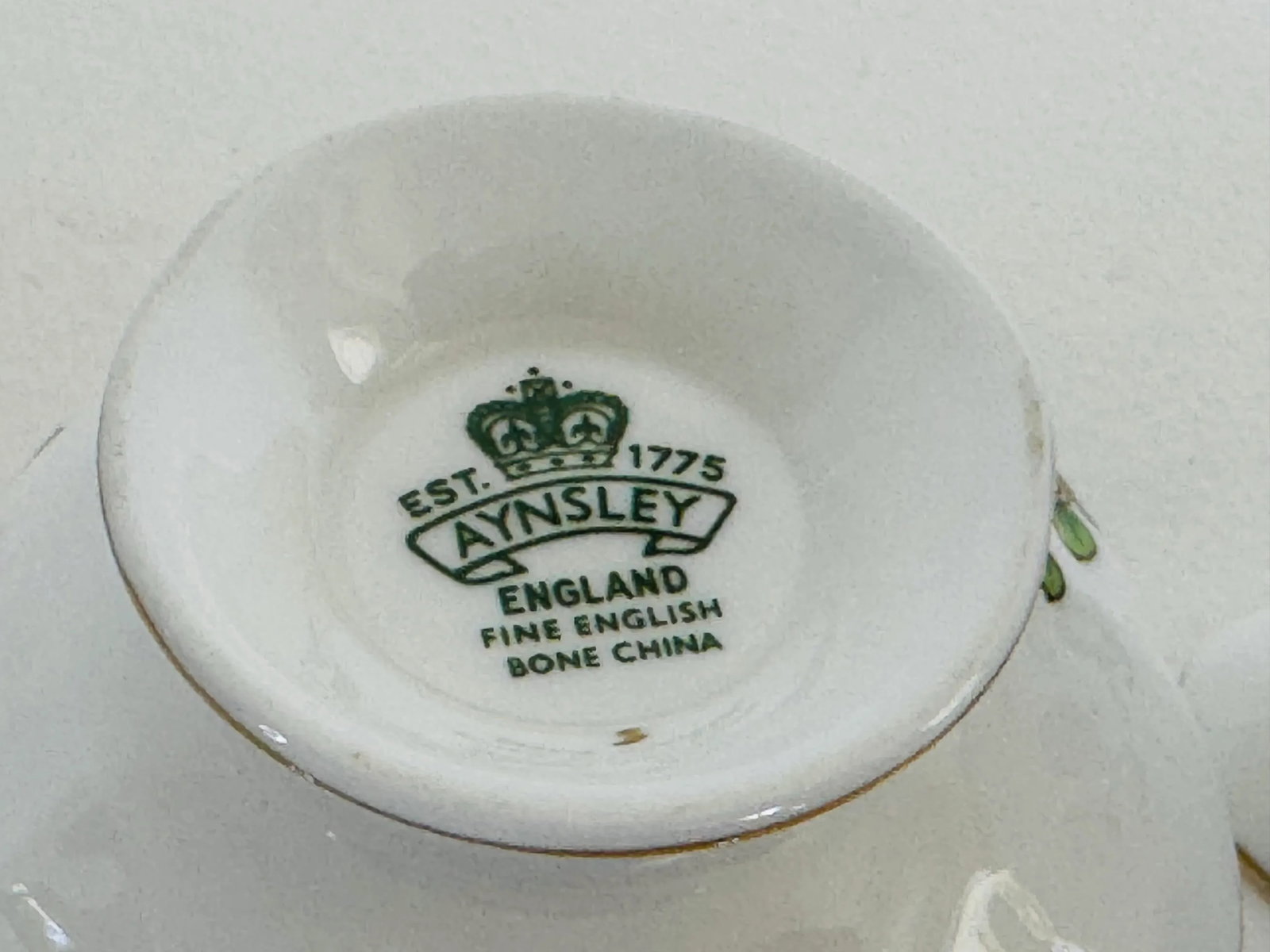 Vintage 1960s Aynsley England Small Sugar & Creamer Set - 7