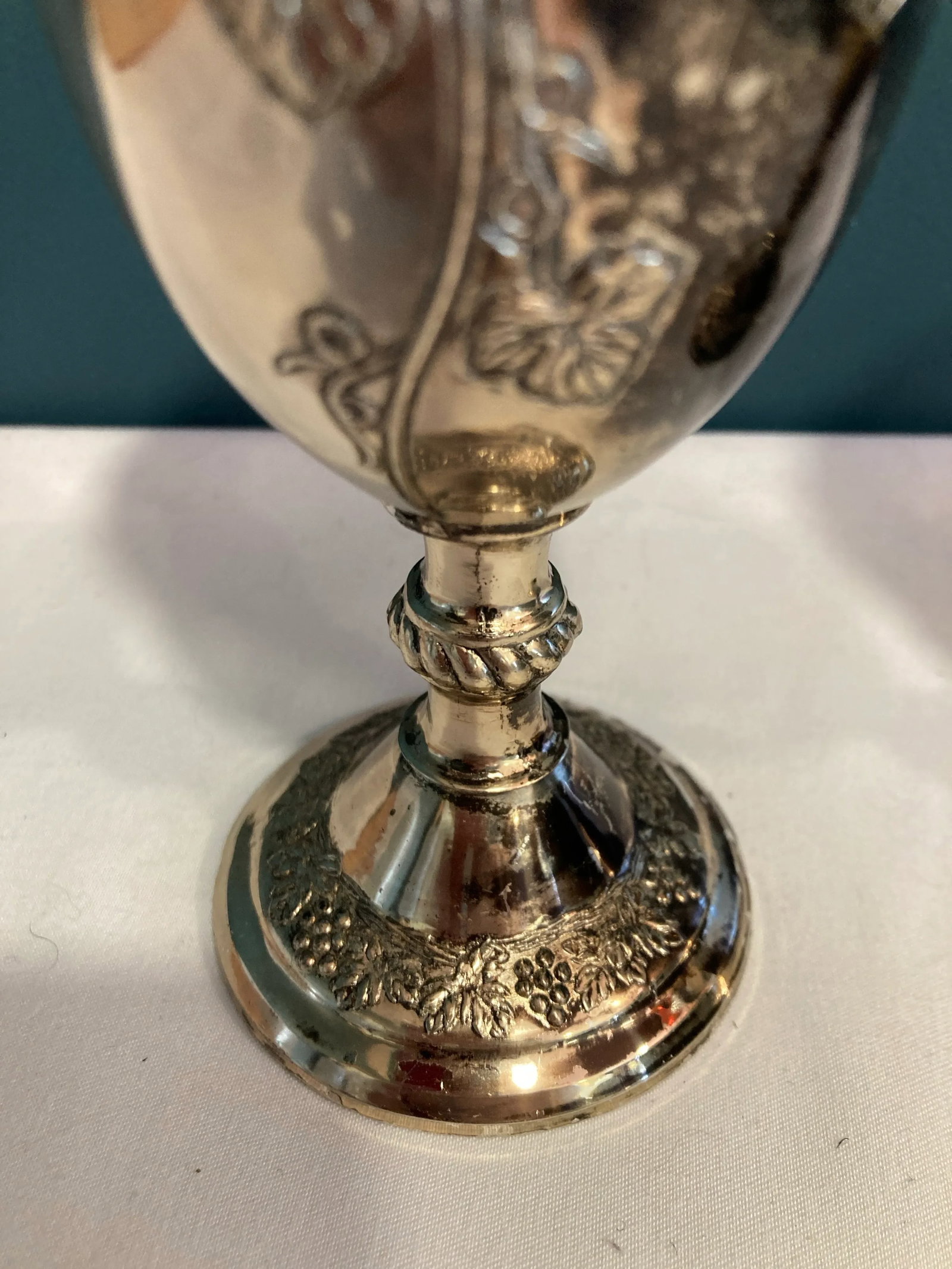 Vintage Silverplate Grape Goblets- Set of 2 - 6