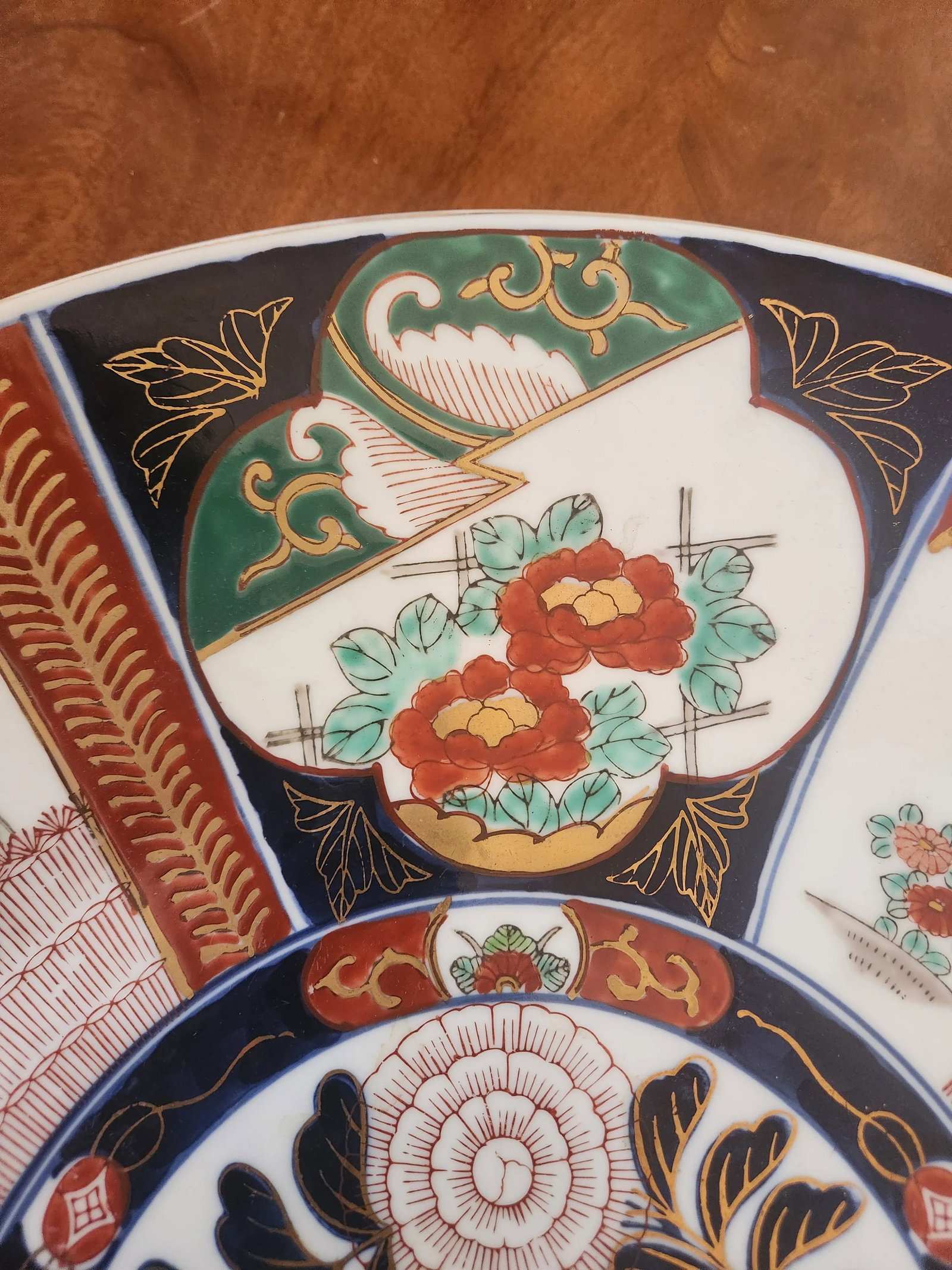 1930s Japanese Imari Porcelain Plate - 2