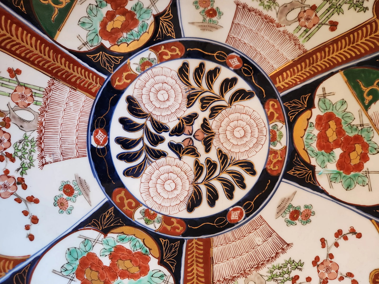 1930s Japanese Imari Porcelain Plate - 3