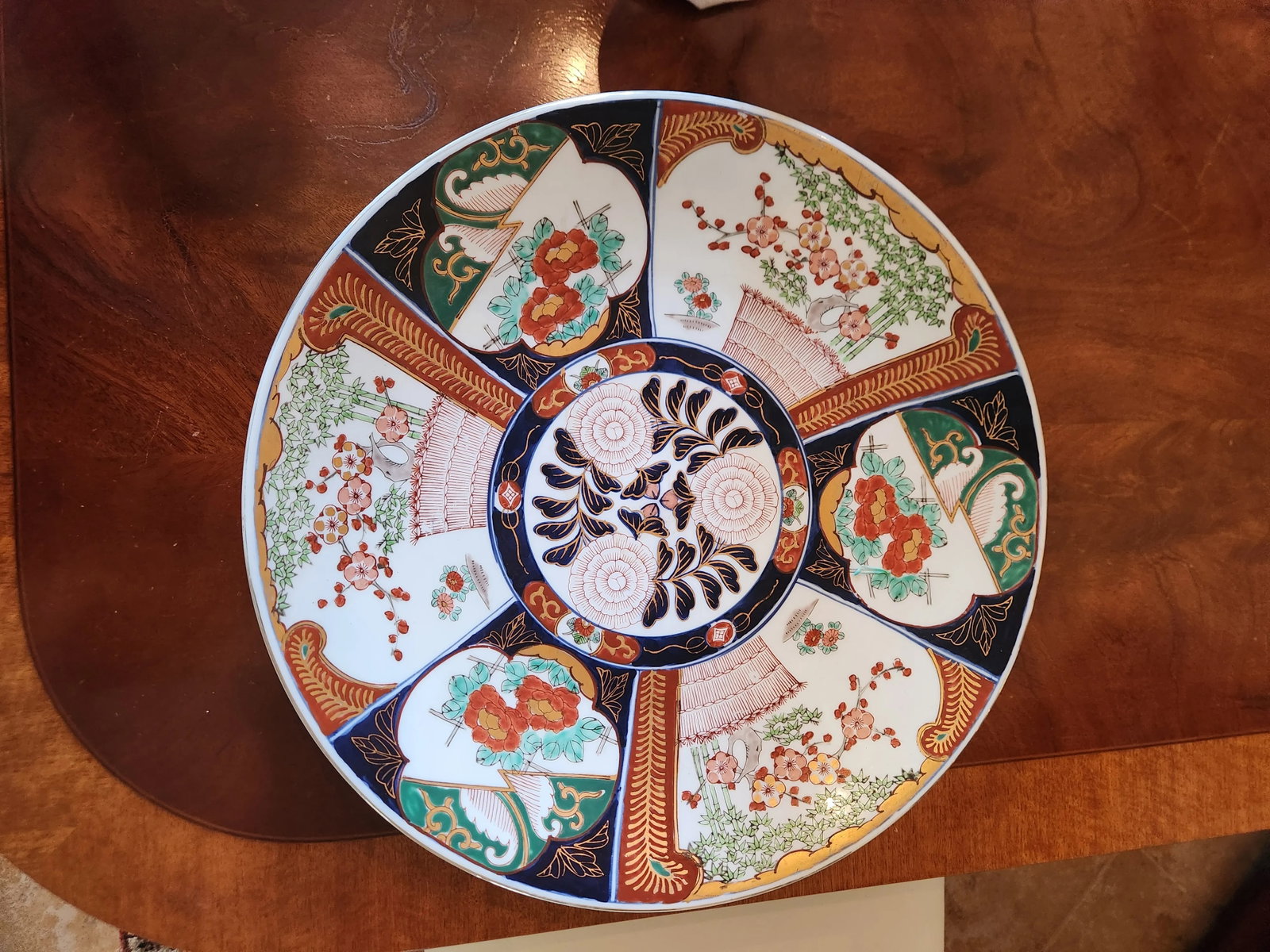 1930s Japanese Imari Porcelain Plate - 8