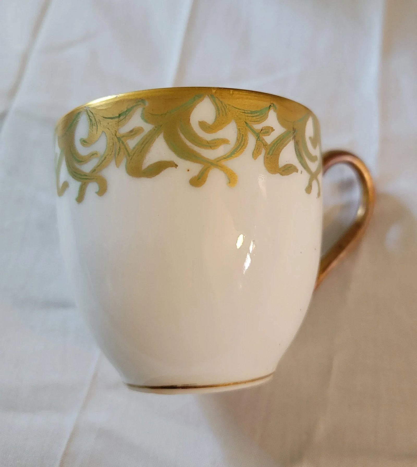 Antique GD&Cie Limoges for A. W. Grant Gilded Demitasse Cups Set- 24 Pieces - 3