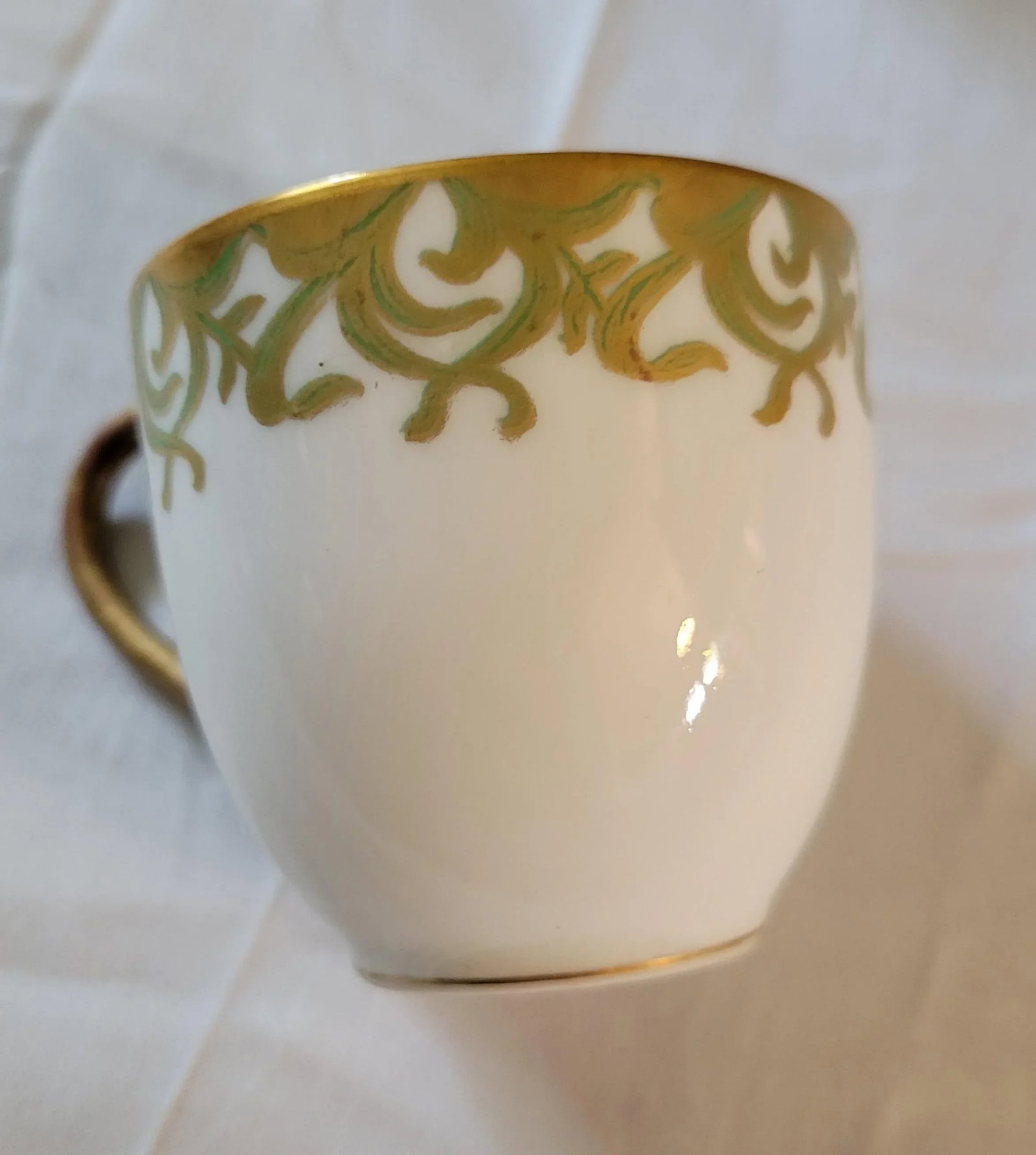 Antique GD&Cie Limoges for A. W. Grant Gilded Demitasse Cups Set- 24 Pieces - 4