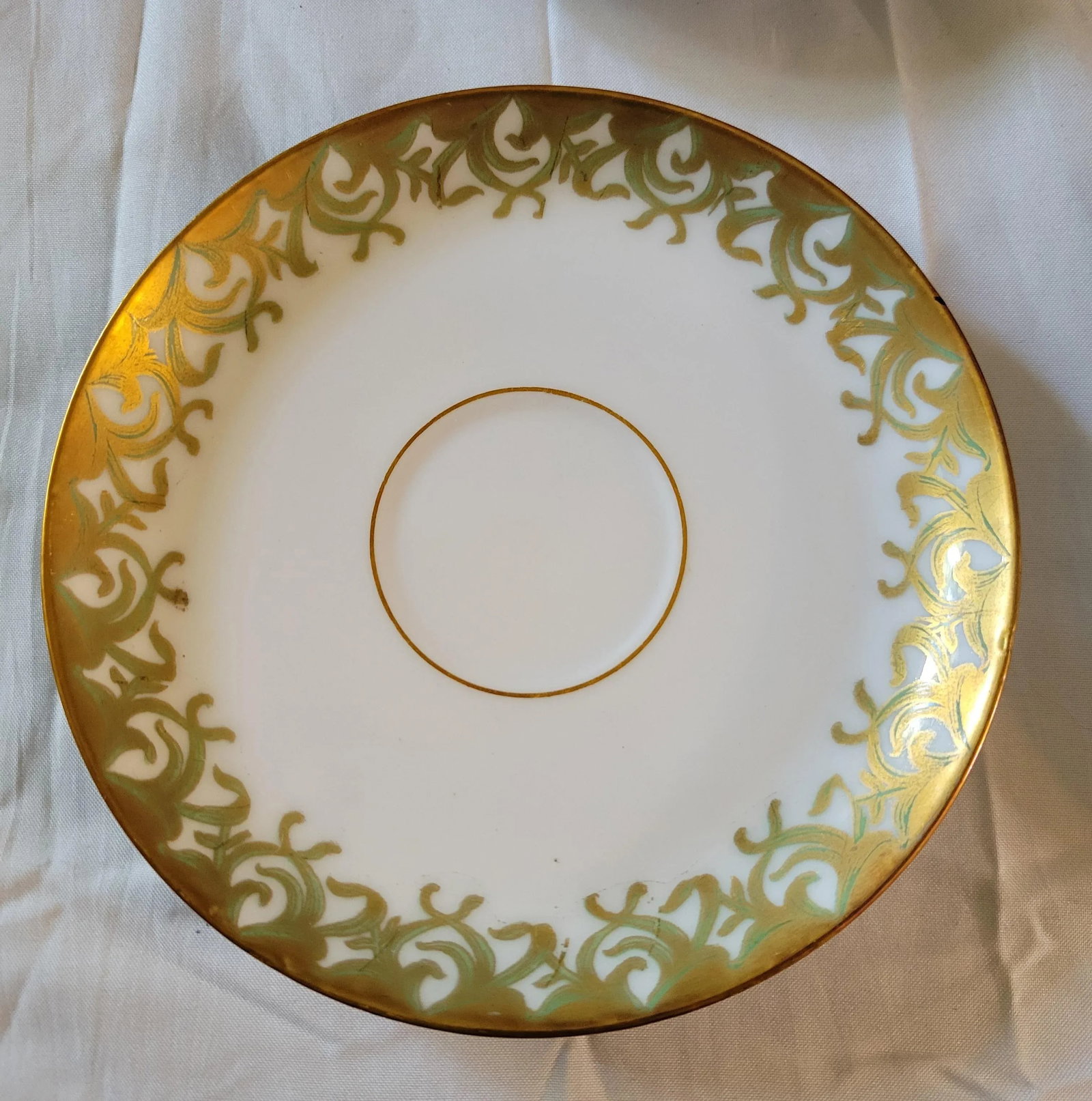 Antique GD&Cie Limoges for A. W. Grant Gilded Demitasse Cups Set- 24 Pieces - 9