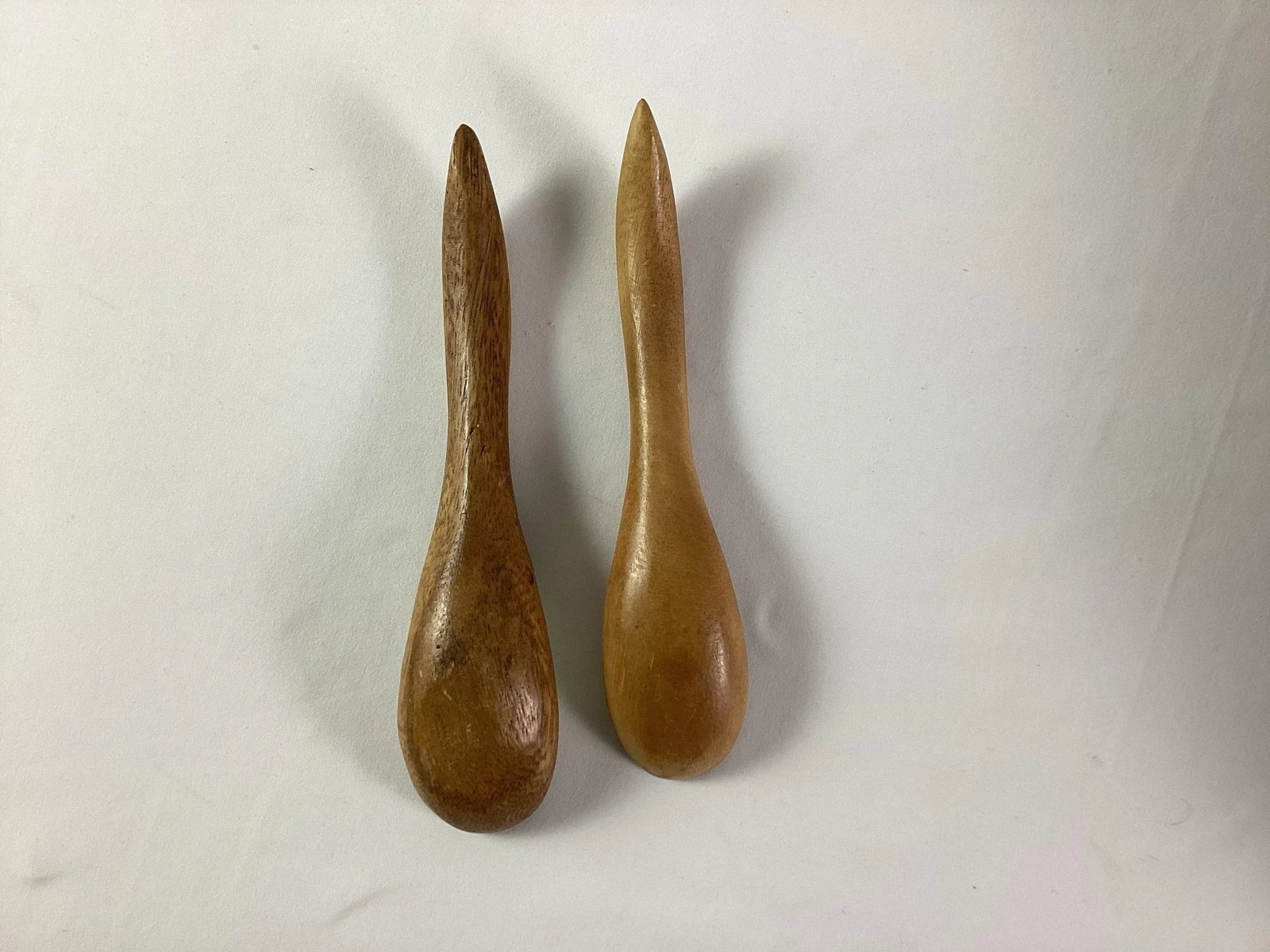 1960's Philipine Monkey Pod Wood and Capiz Shell - Hors D'oeuvre/Snack Tray With Provenance - 8