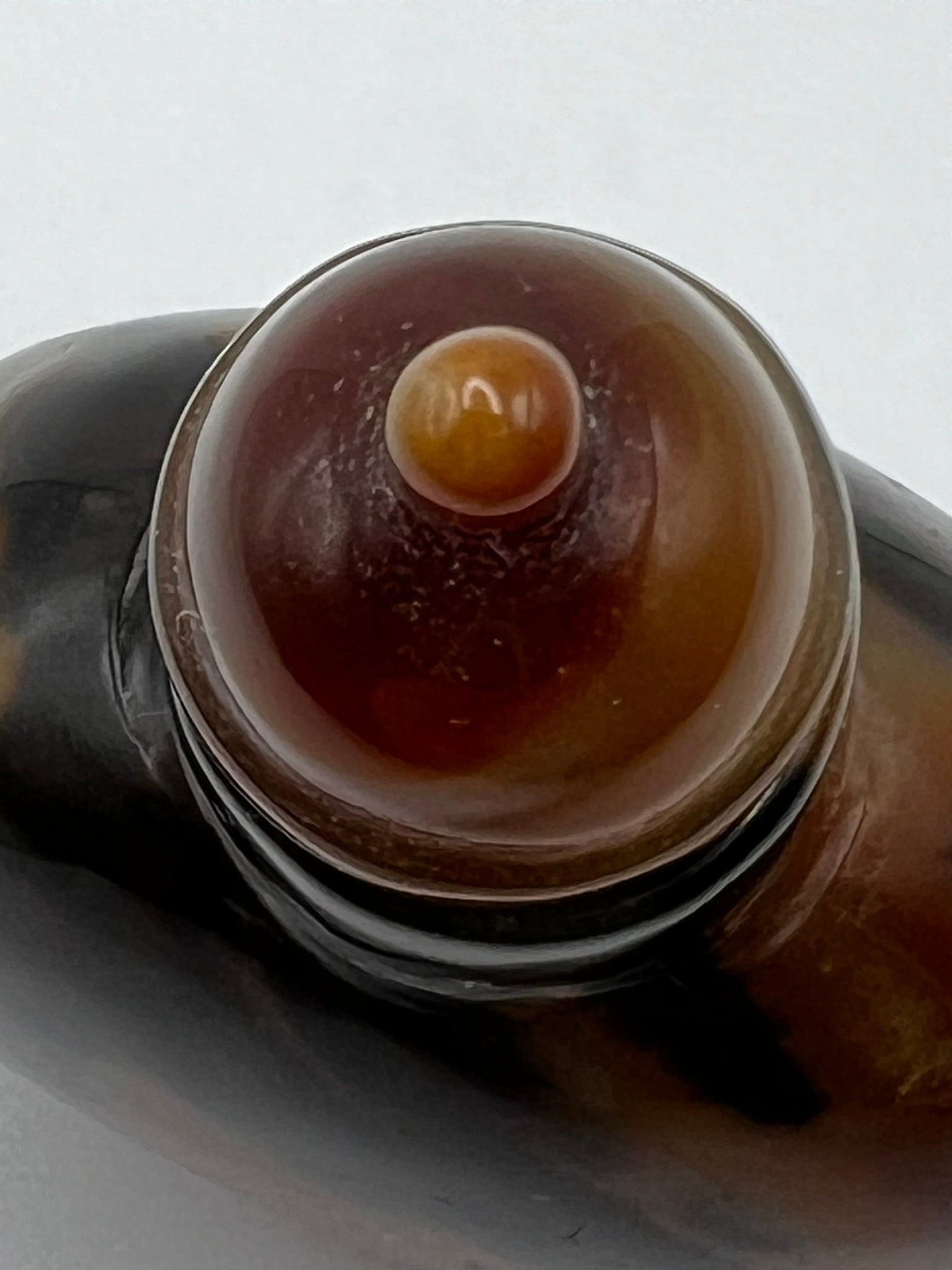Small Vintage Chalcedony Snuff Bottle - 6