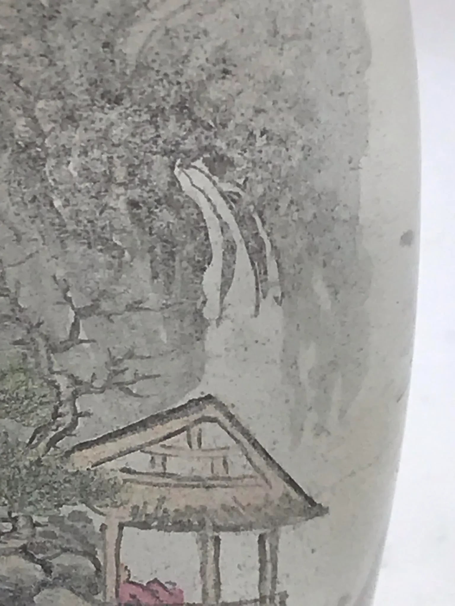 Vintage Inside Painted Snuff Bottle in Landscape Design - 8