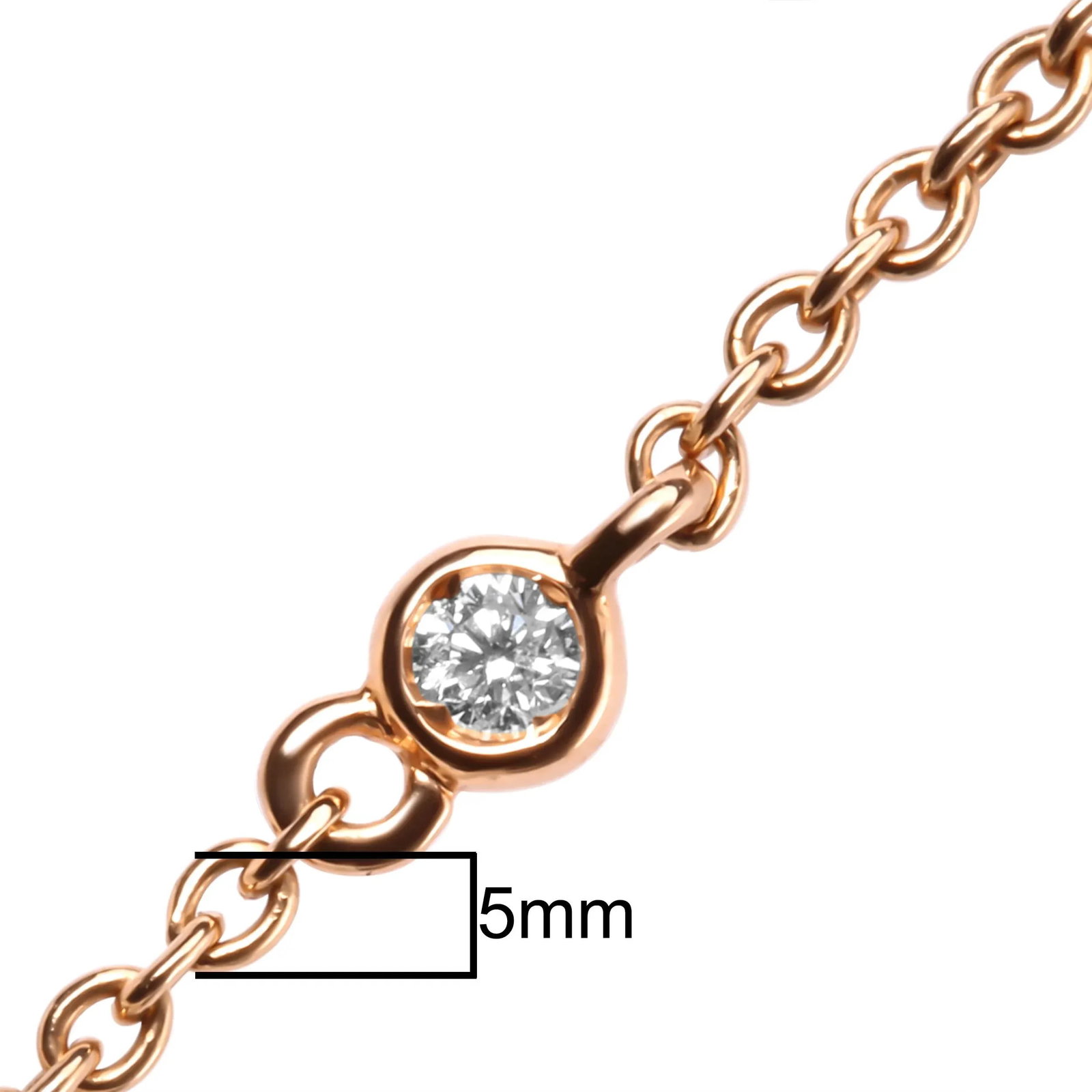 18K Rose Gold 1/2 Cttw Diamond and Freshwater Pearl Double Strand Station Necklace (G-H Color, SI1-S - 6