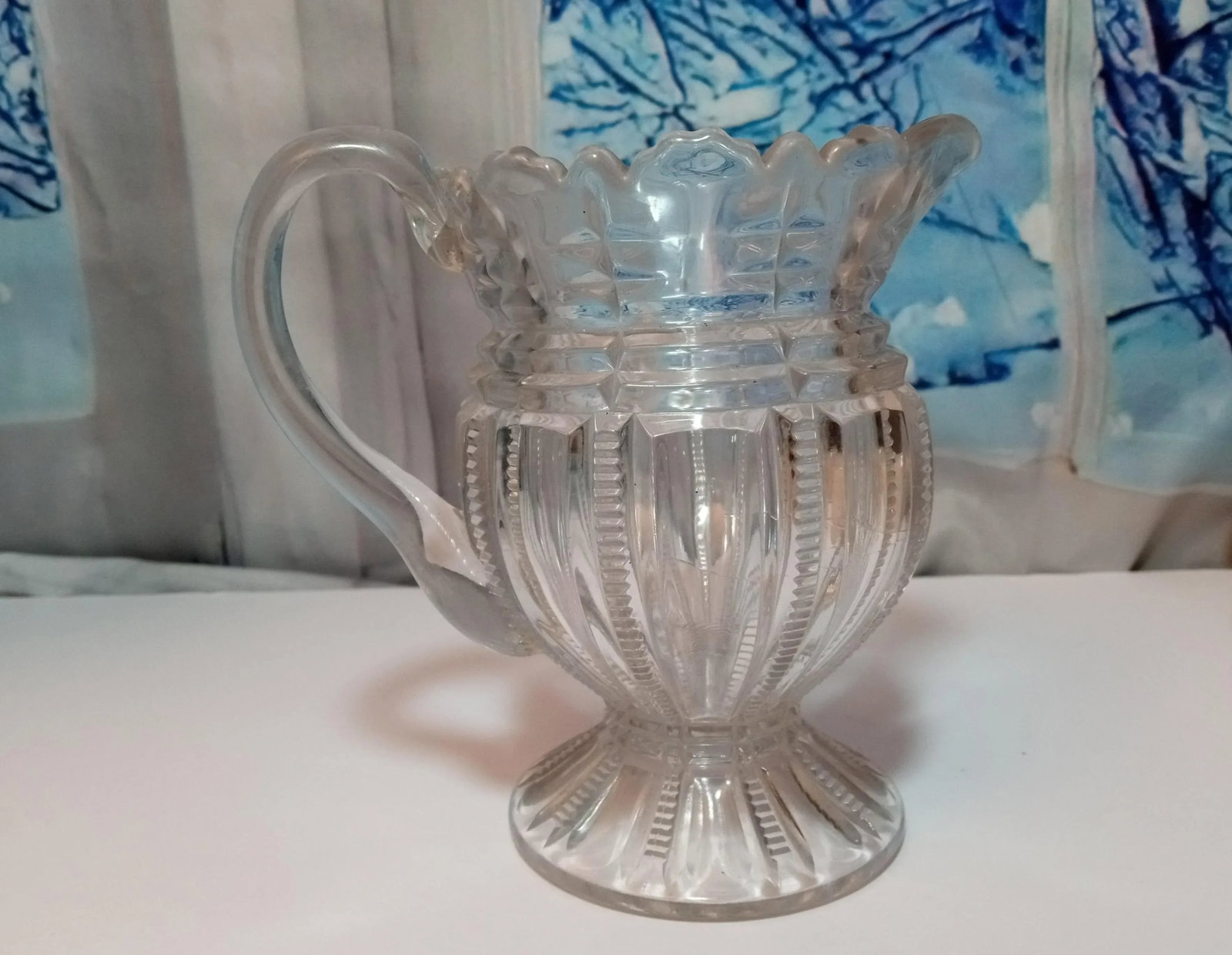 Antique Eapg Higbee Creamer - 3