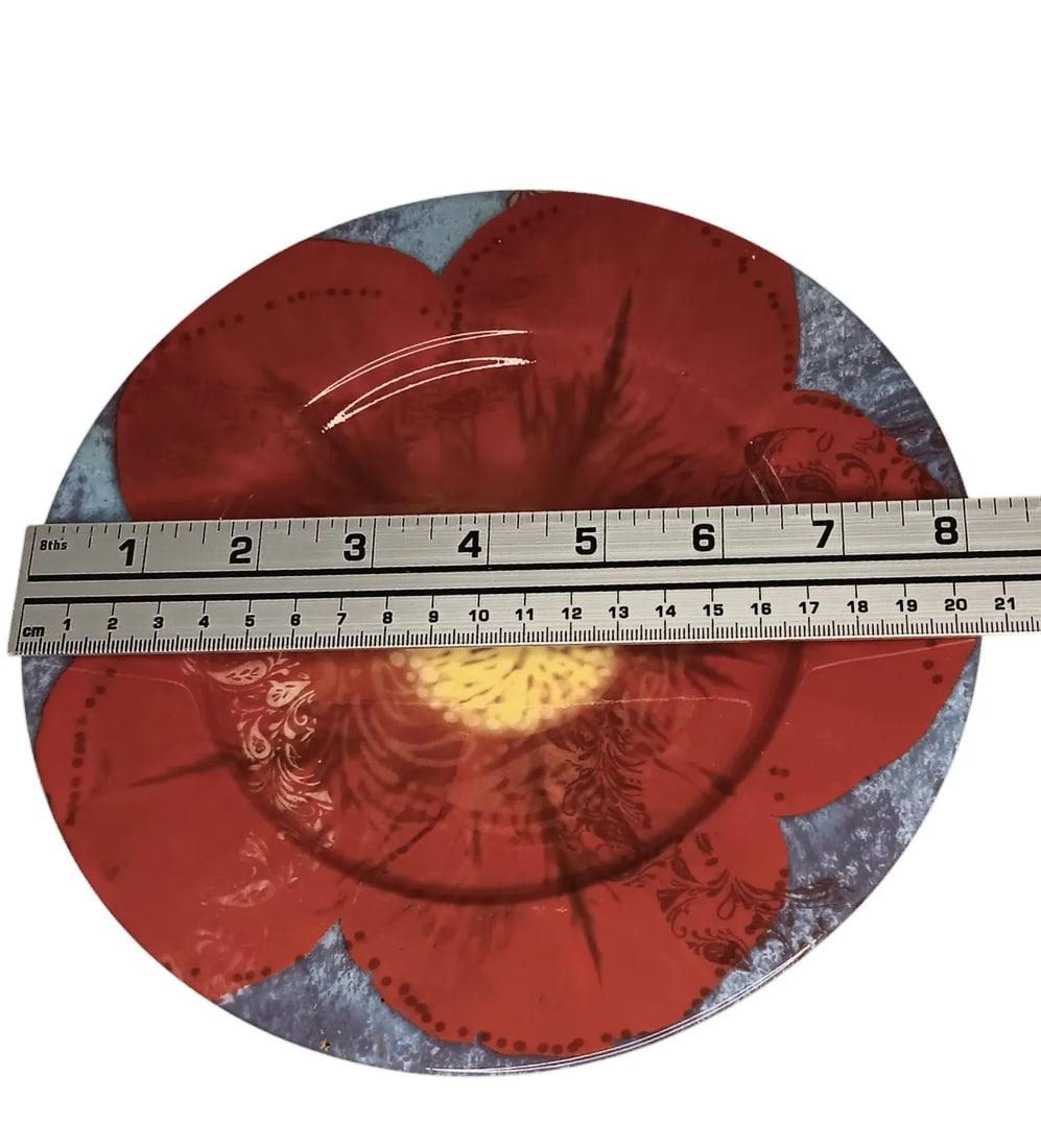 Waechtersbach Petal Power Petal Power Petunia Design Salad Plates- Set of 4 - 9