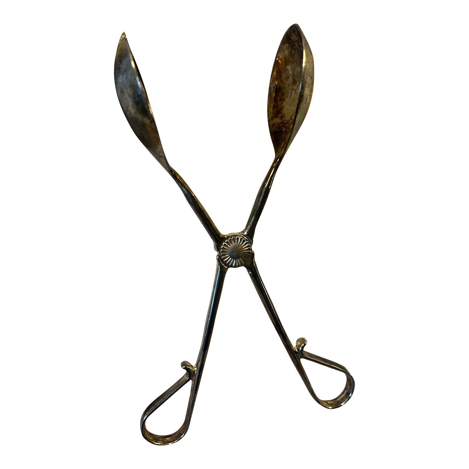 Vintage Museum Reproduction Godinger Tongs: Beautiful tongs of museum reproduction- from Godinger 118 grams Condition: Alterations: Original Condition Unaltered Imperfections: Some Imperfections Condition Notes: A bit tarnished, otherwise a hea